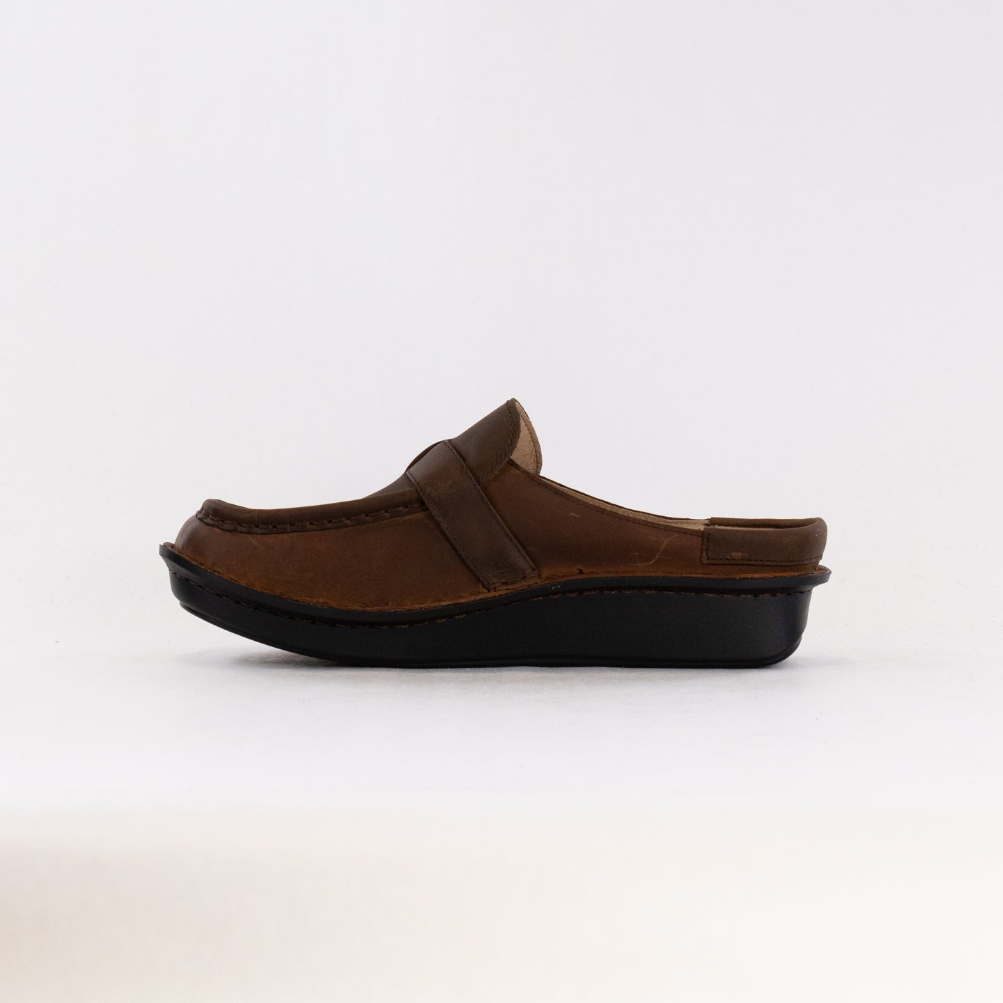 Women's Alegria Brigid Clogs in Oiled Brown Color