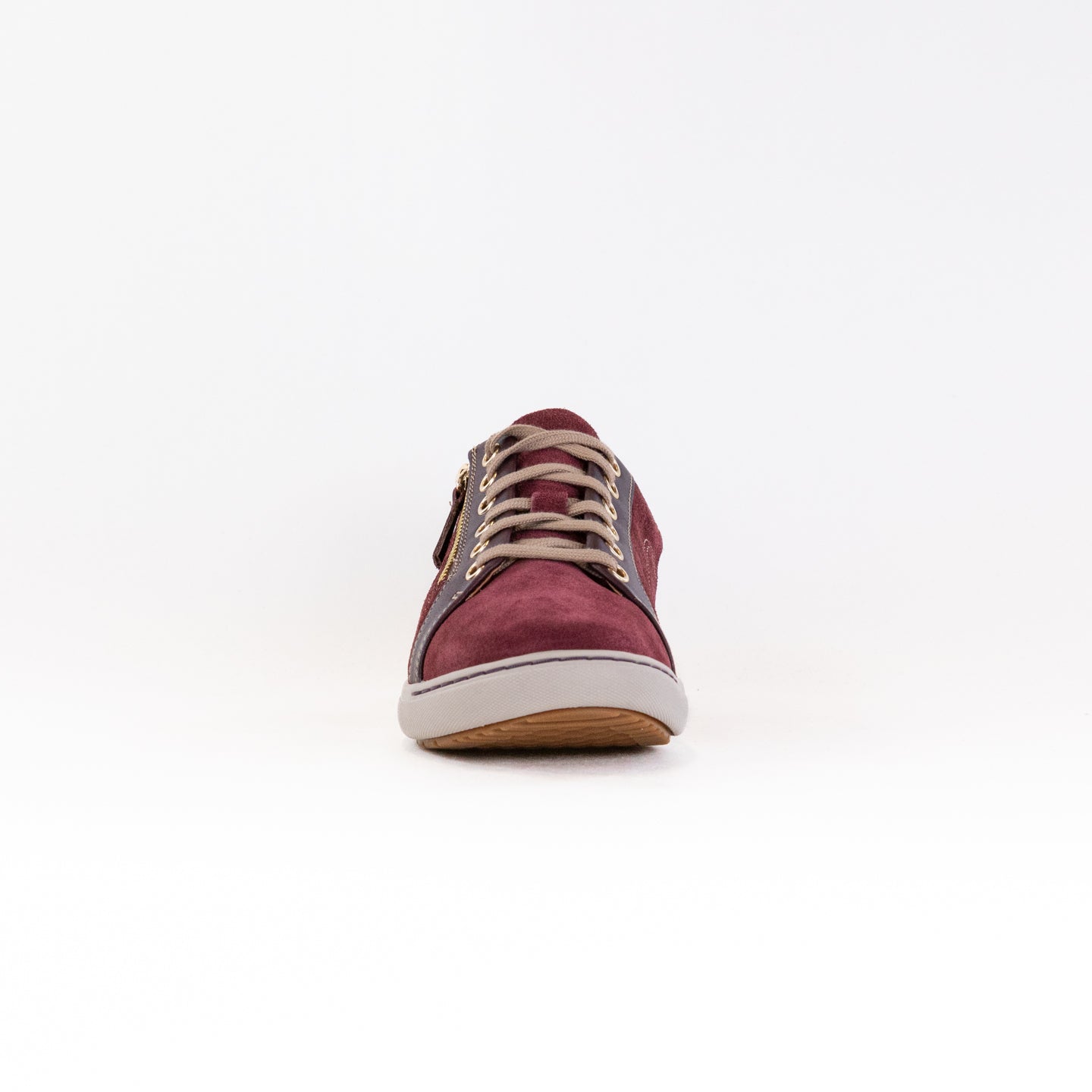 Stylish Burgundy Clarks Nalle Lace Women's Sneakers