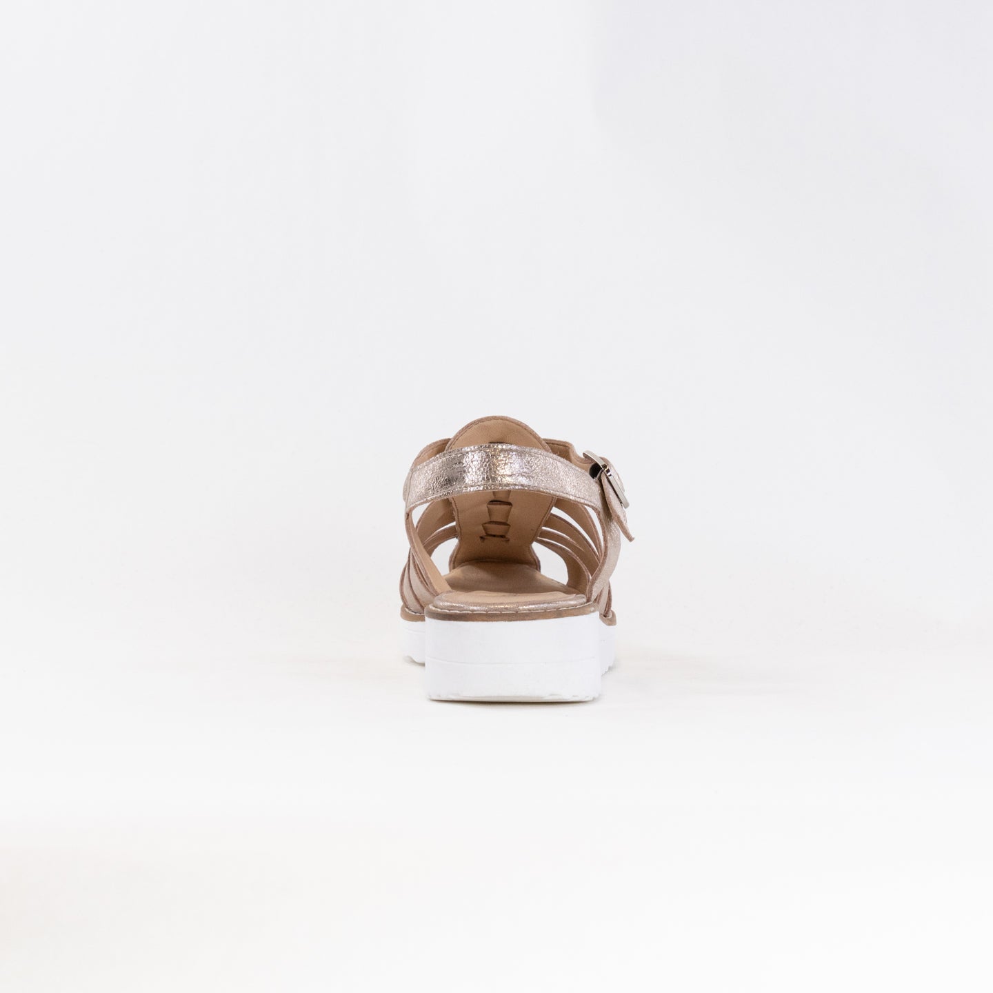 Django And Juliette Women's Oblight Platino Scratch-Resistant Leather Shoes