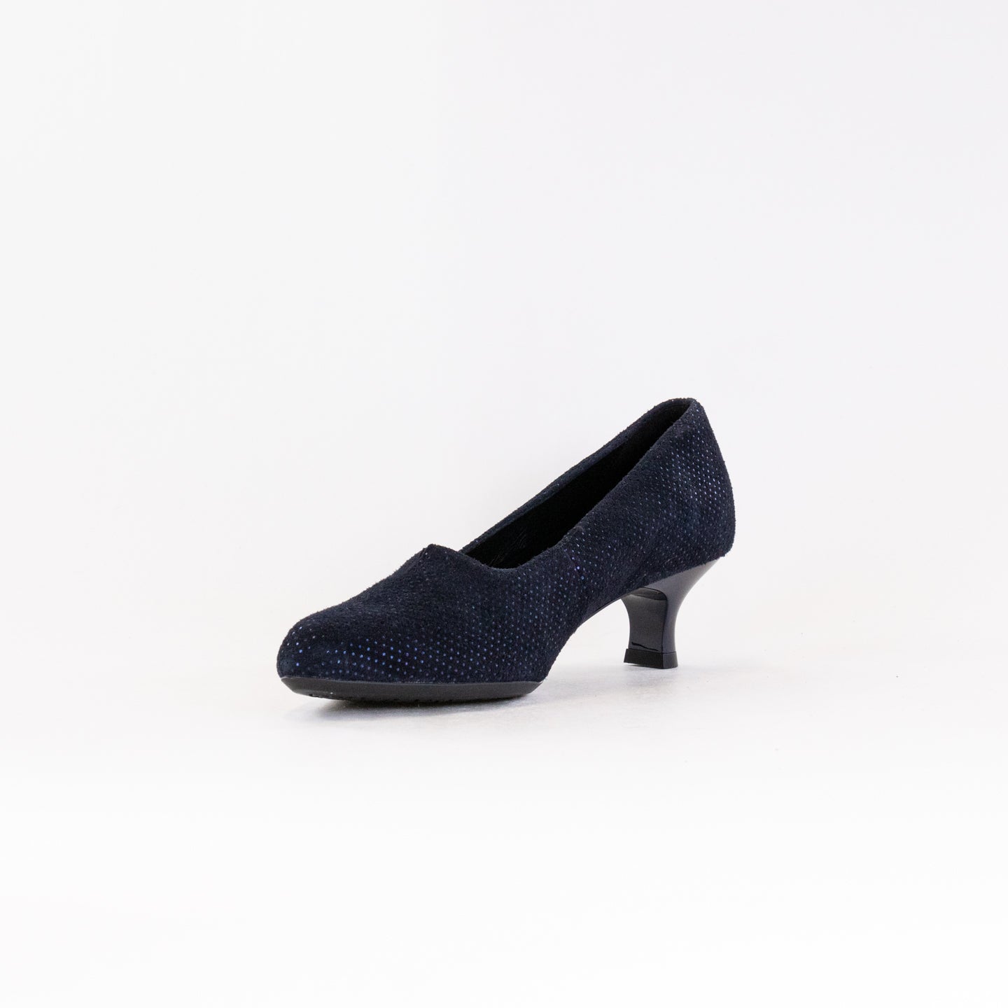 Women's Midnight Ara Kit - Elegant Kitten Heel Shoes