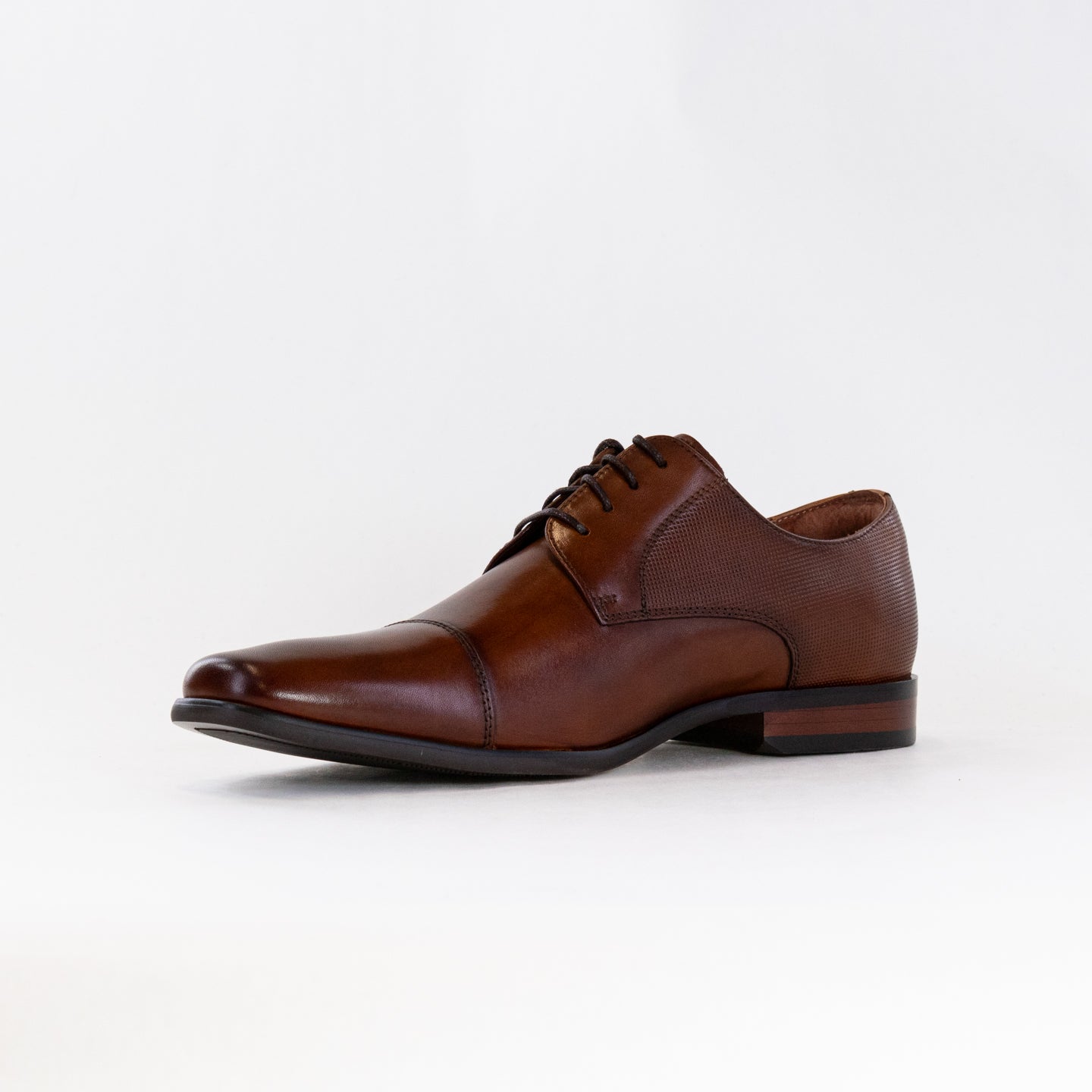 Florsheim Men's Postino Cap Toe Oxford Dress Shoes in Cognac Color