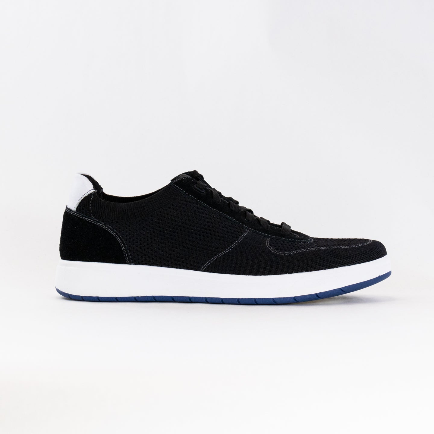 Florsheim Men's Heist Black/White Knit & Suede Sneakers