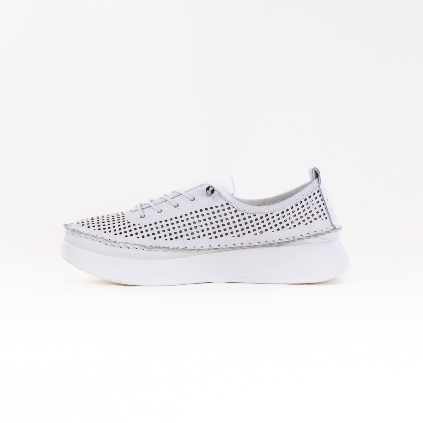 Women's Breathable White Spring Step Eastwood Lace - Up Shoes