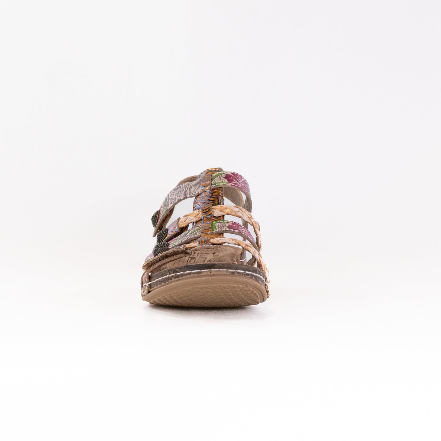 Spring Step L'Artiste Women's Delila Sandals in Mango Multi Color
