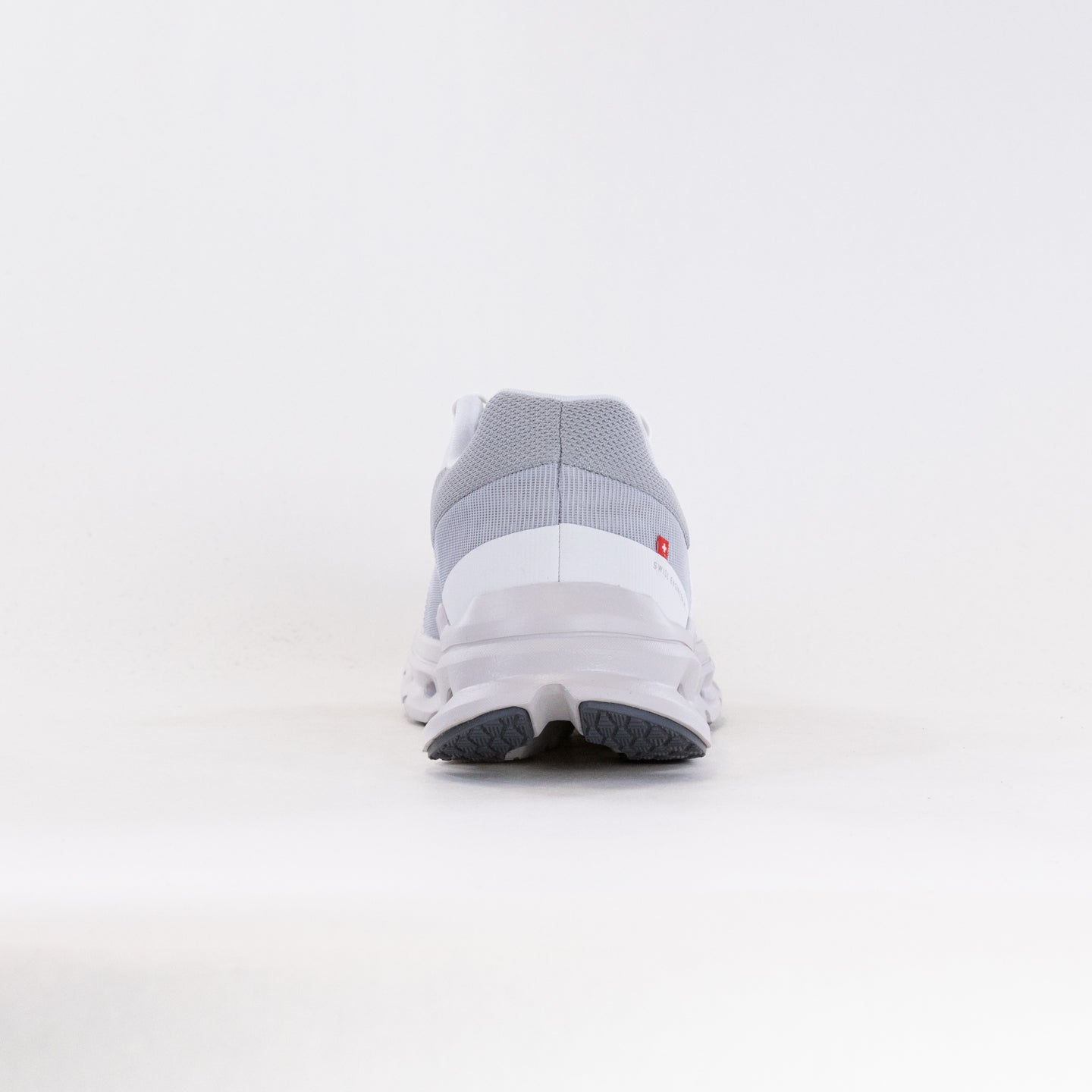 On Women's Wide-Fit Cloudrunner Running Shoes in White/Frost