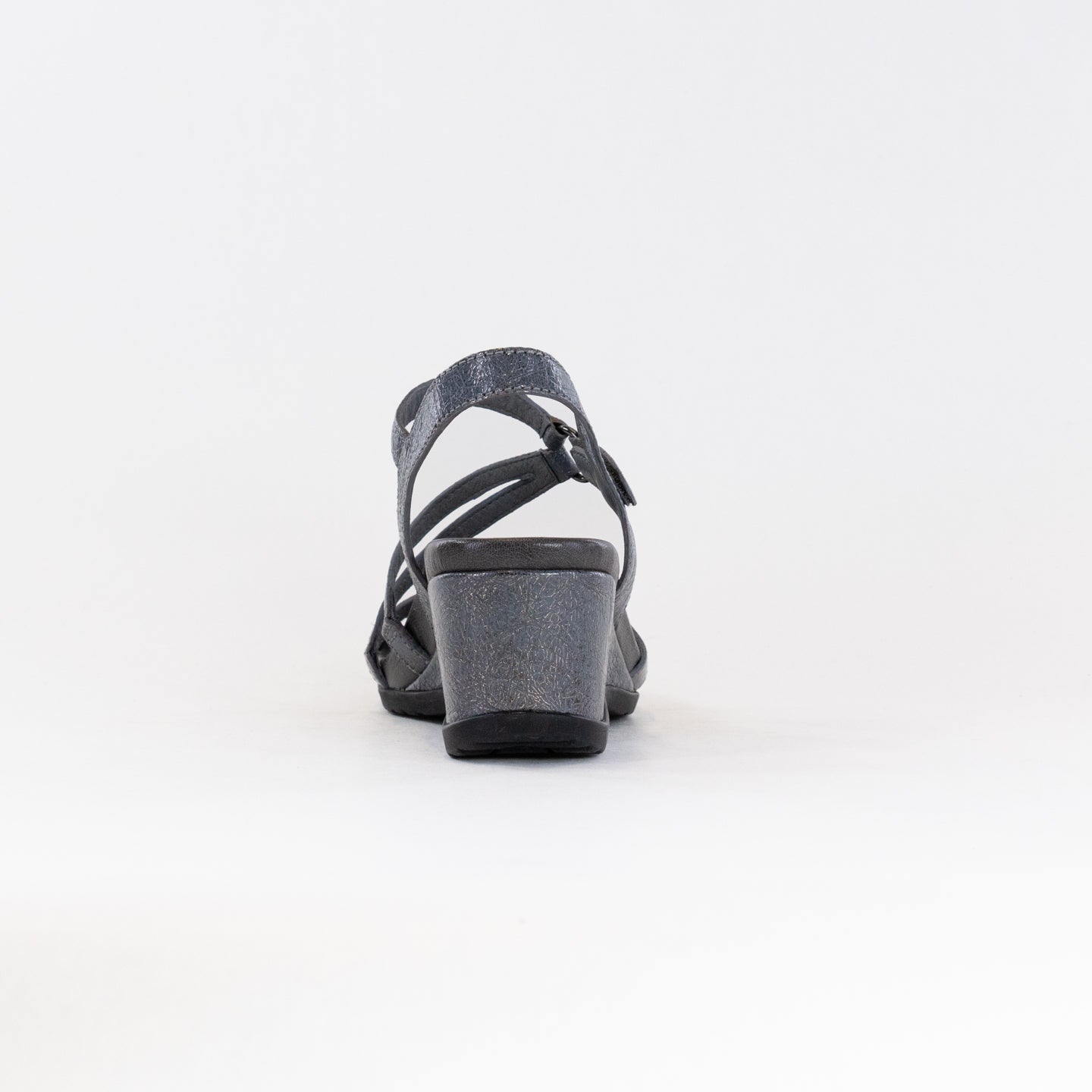 Dansko Women's Addyson Pewter Wedge Sandals - High - quality Leather Footwear