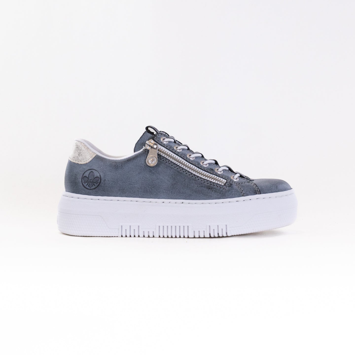 Rieker Women's Casual Atlantic/Beige Gold Enya M1953 Sneakers