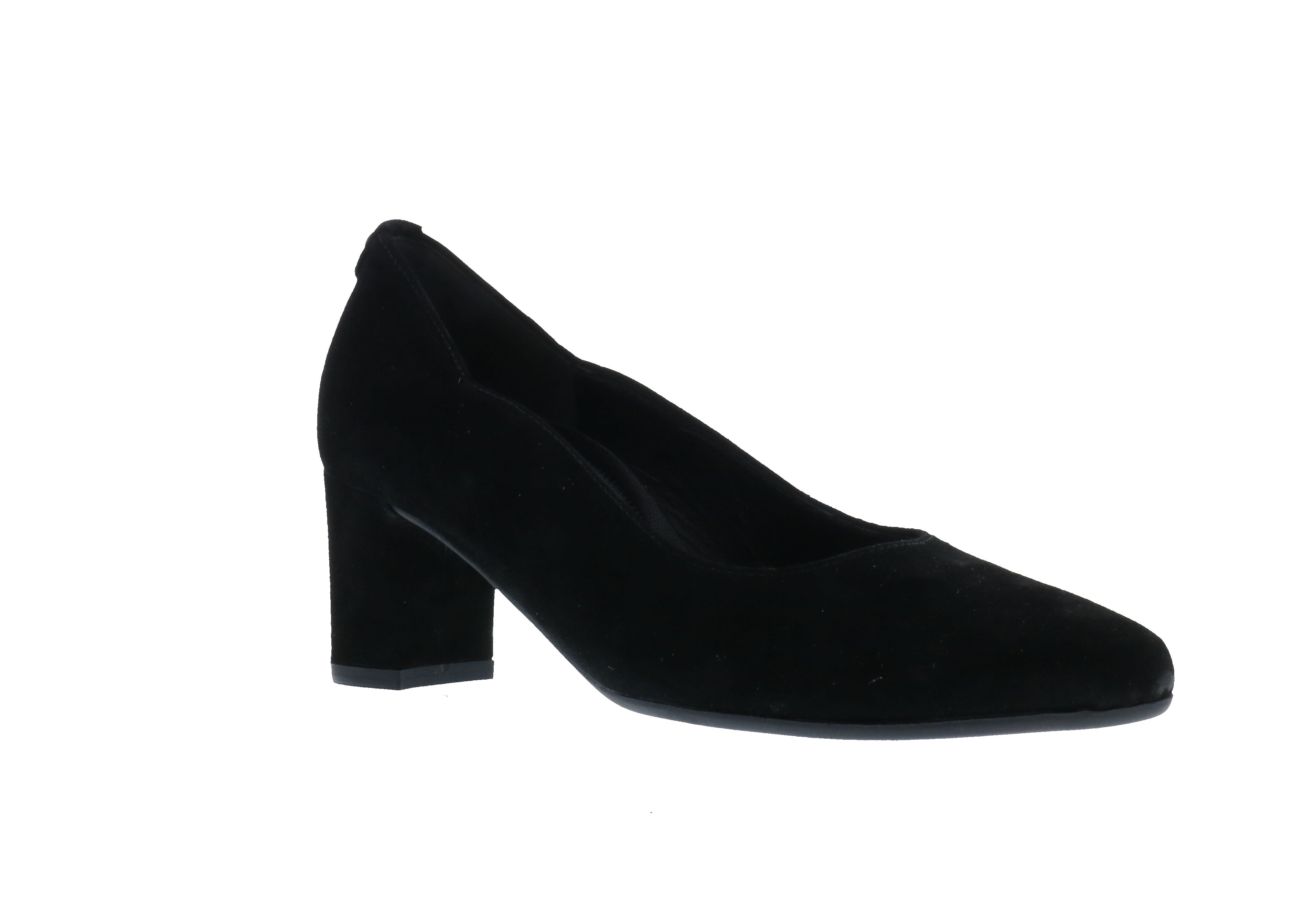 Gabor Women's 92.151.47 Black Suede Leather Pump Shoes