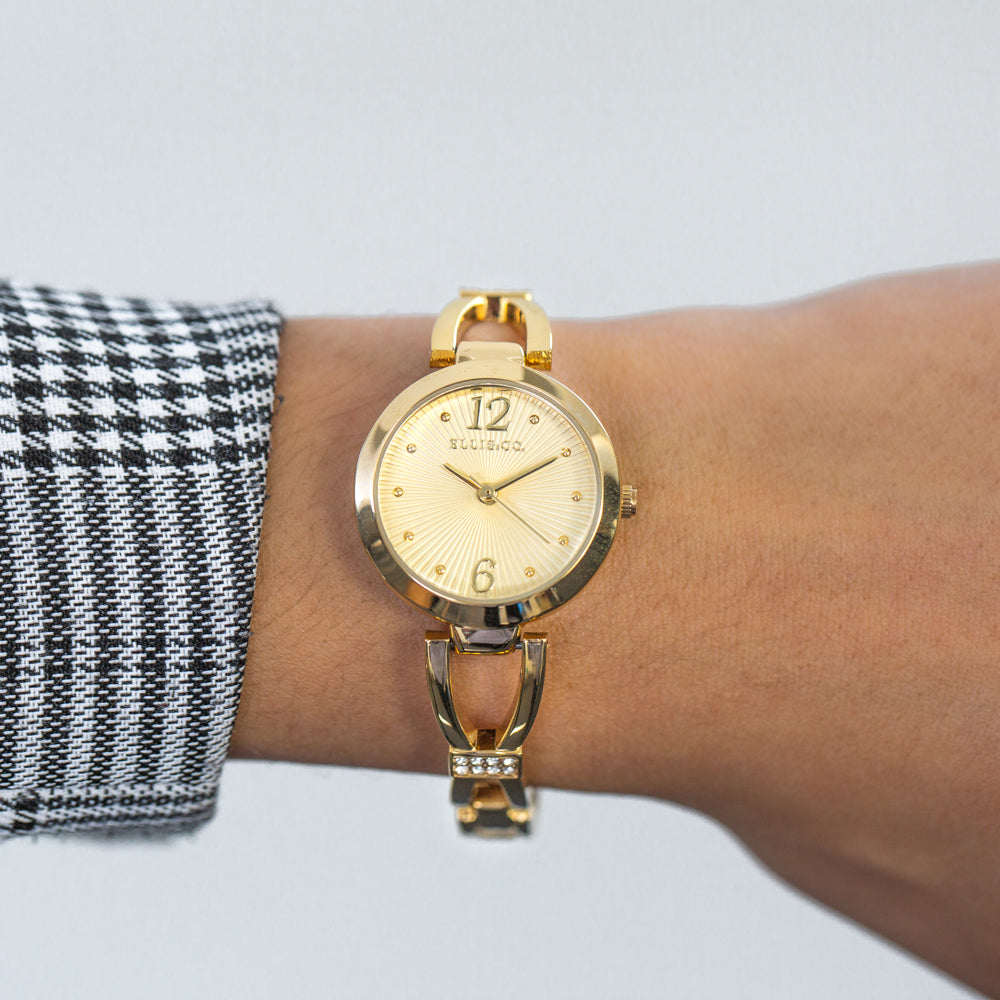 Ellis & Co Stone Set 'Luna' Wristwatches
