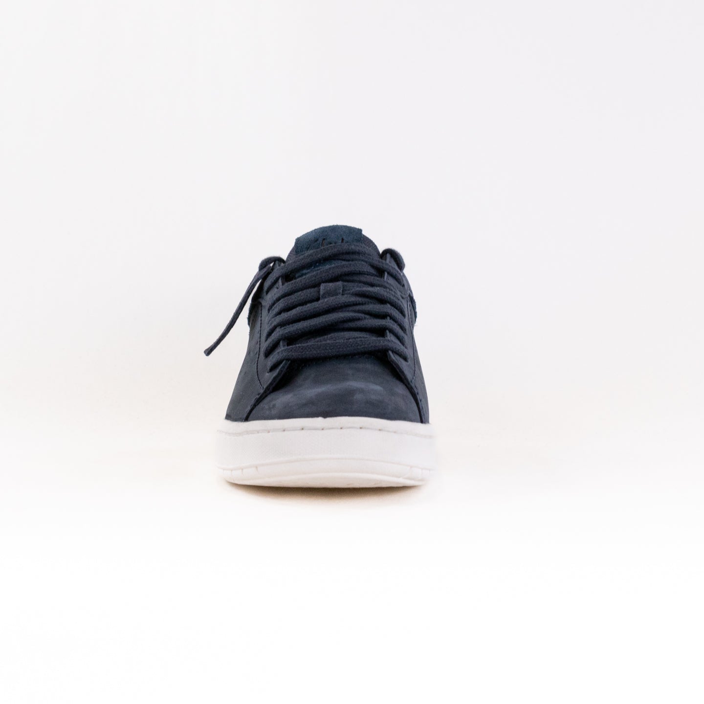Men's Navy Nubuck Clarks Courtlite 2 Run Retro Comfortable Sneakers