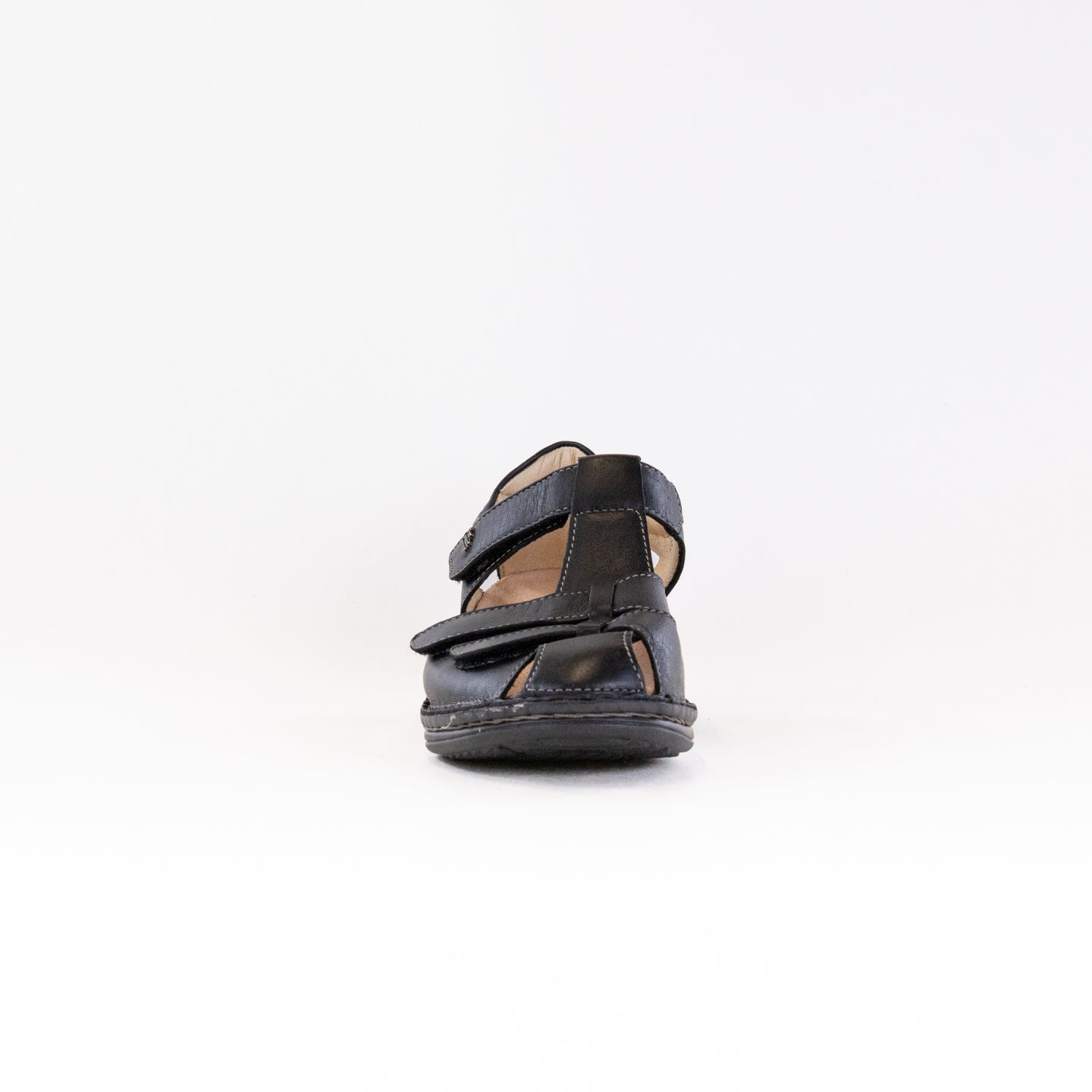 Women's Finn Comfort Funen Black Leather Casual Walking Shoes