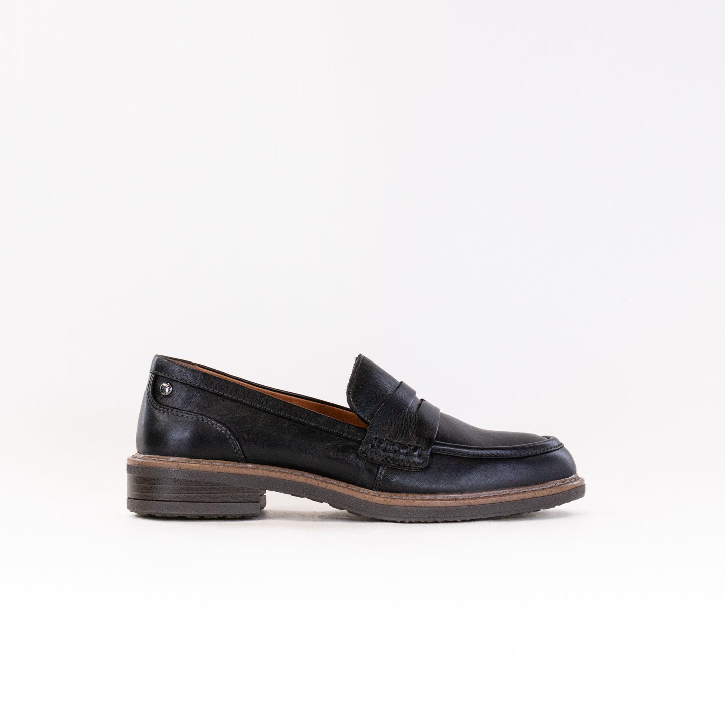 Pikolinos Women's Aldaya W8J - 3541 Black Calfskin Leather Loafers