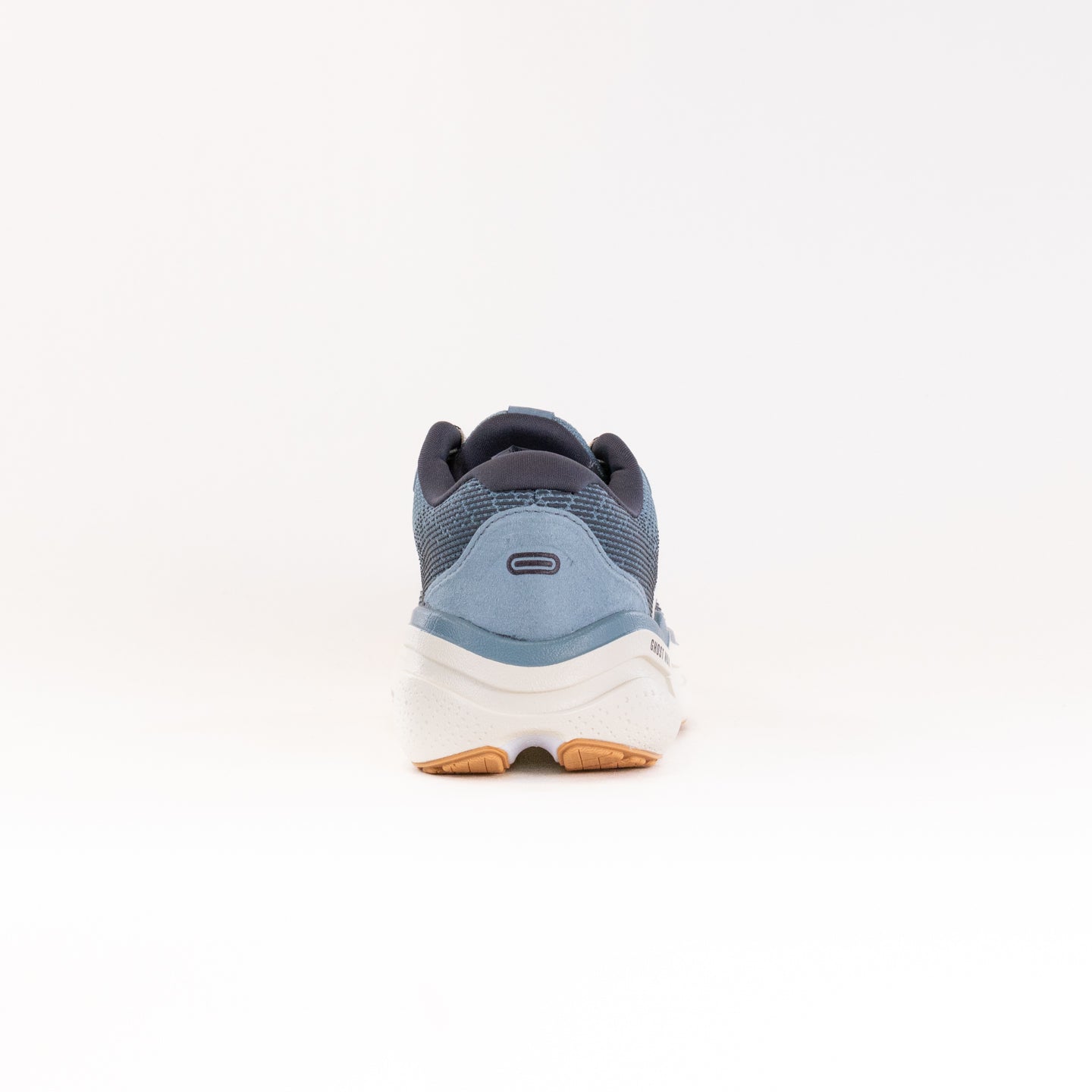 Women's Brooks Ghost Max 2 Road Running Shoes in Citadel, Coconut, and Biscuit Colors