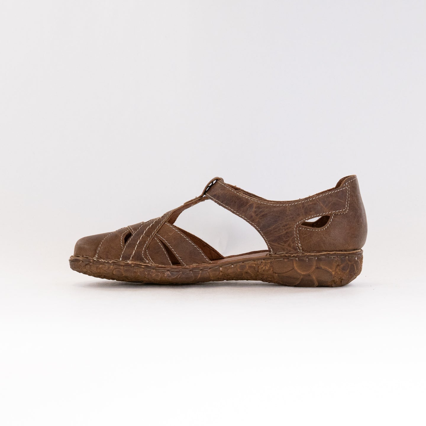 Josef Seibel Women's Rosalie 29 Brandy Open Fisherman Shoes