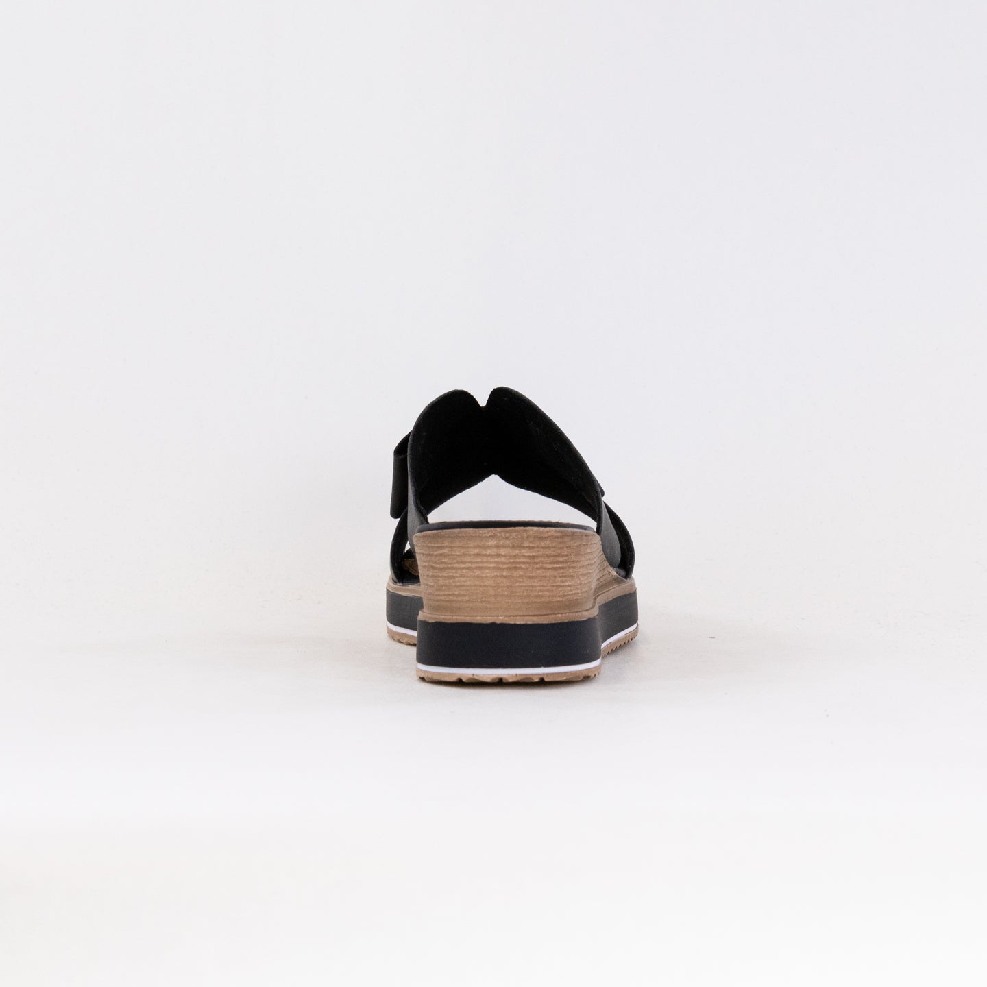 Remonte Jerilyn 56 Women's Black Comfort Sandals with Wedge Heel