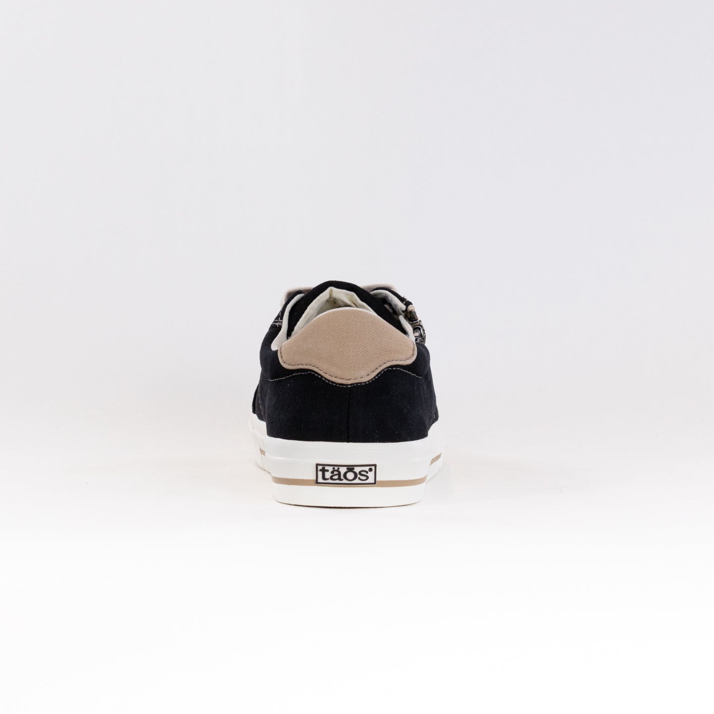 Distressed Black/Tan Taos Z Soul Women's Stylish Canvas Sneakers
