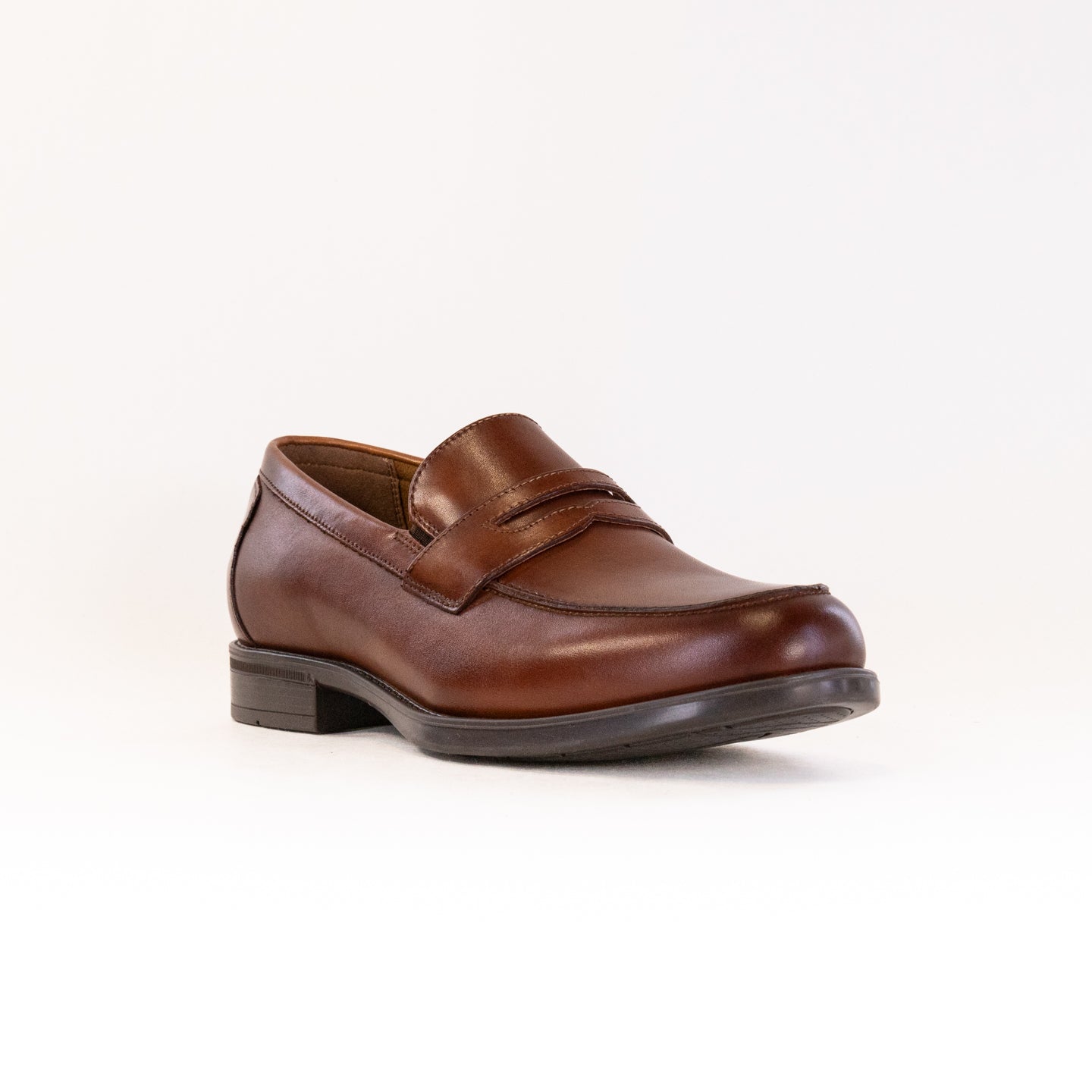 Men's Florsheim Midtown Penny Loafer in Cognac Soft Leather
