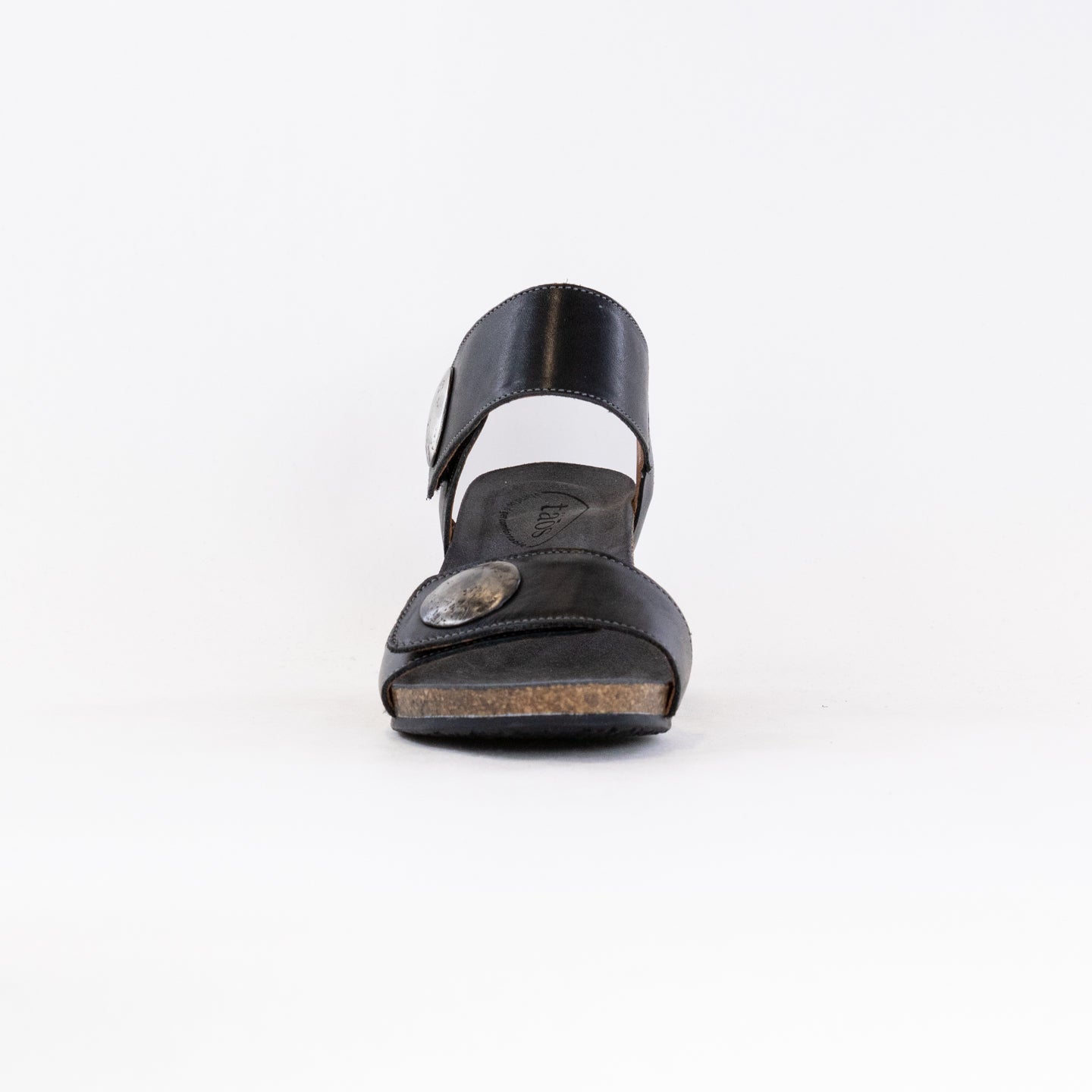 Stylish Women's Taos Black Carousel 3 Wedge Sandals with Arch Support