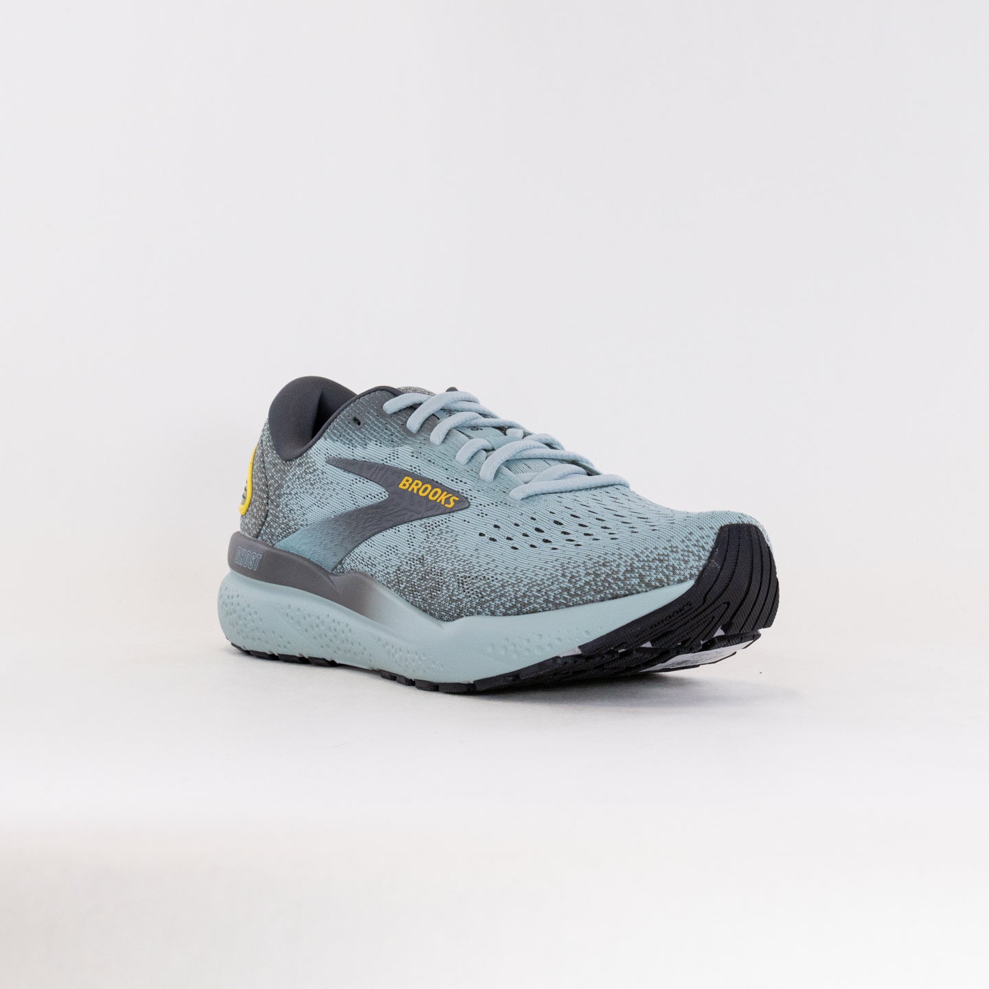 Men's Brooks Ghost 16 Running Shoes in Cloud, Grey and Gold