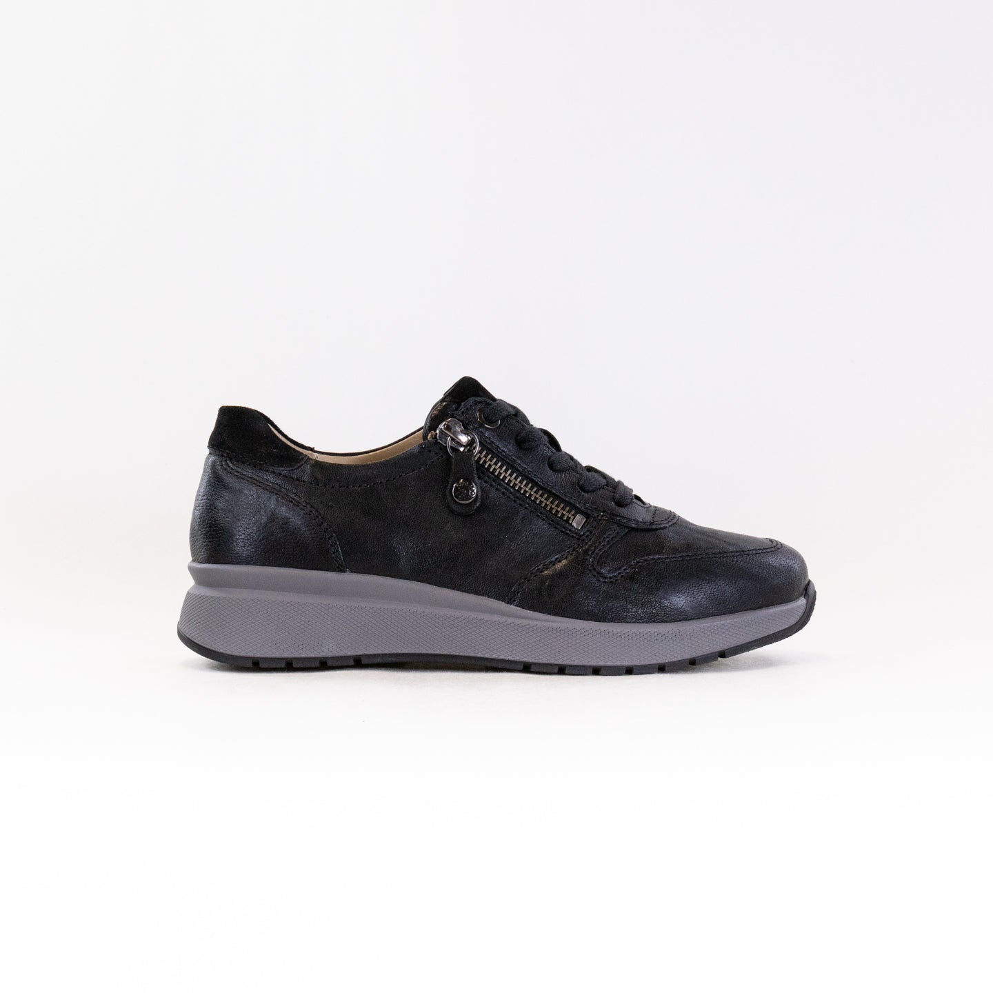 Fidelio Women's Comfortable Black Leather Heaven 566104 Sneakers