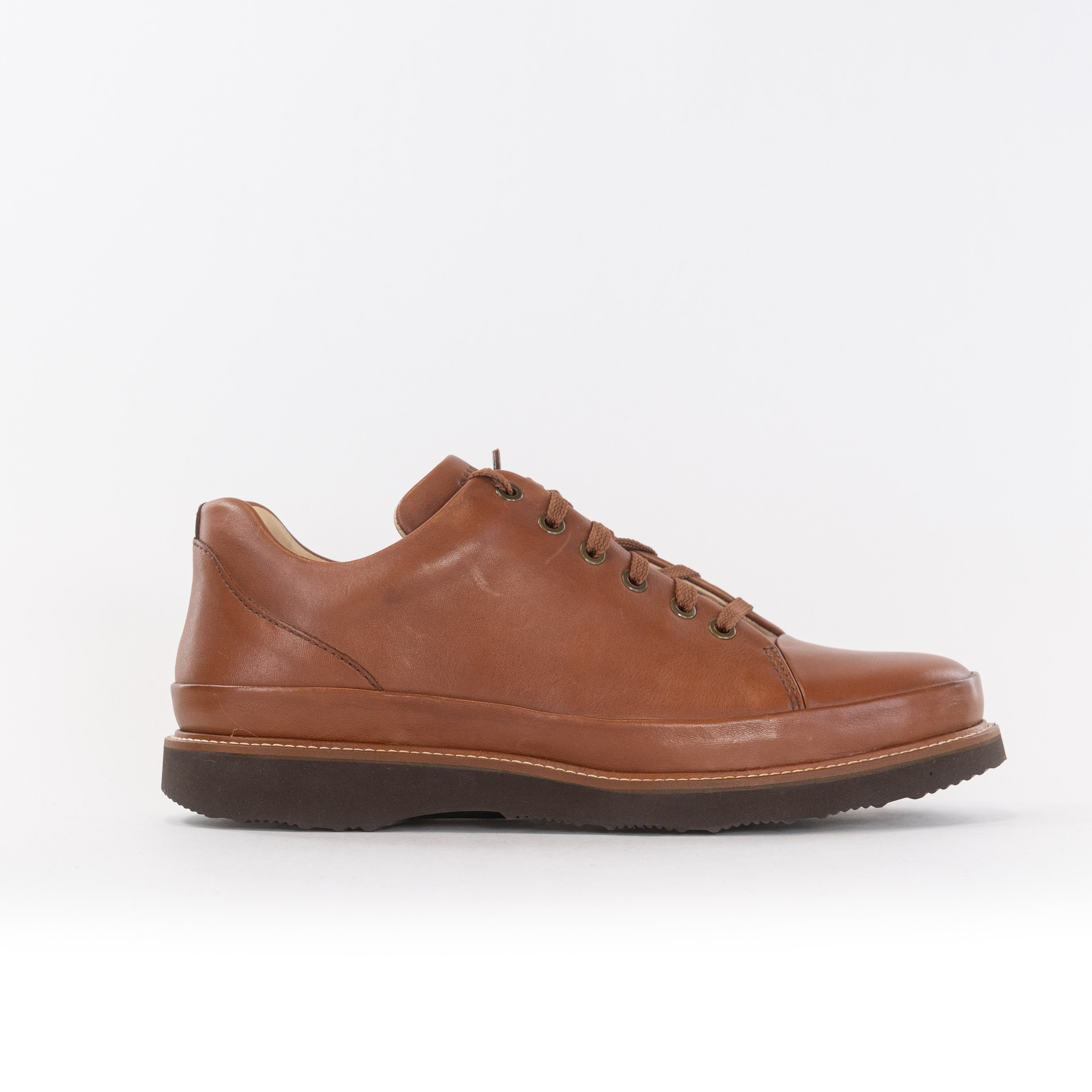 Samuel Hubbard Men's Dressy Hybrid Crossover Dress Fast Sneakers in Whiskey Tan