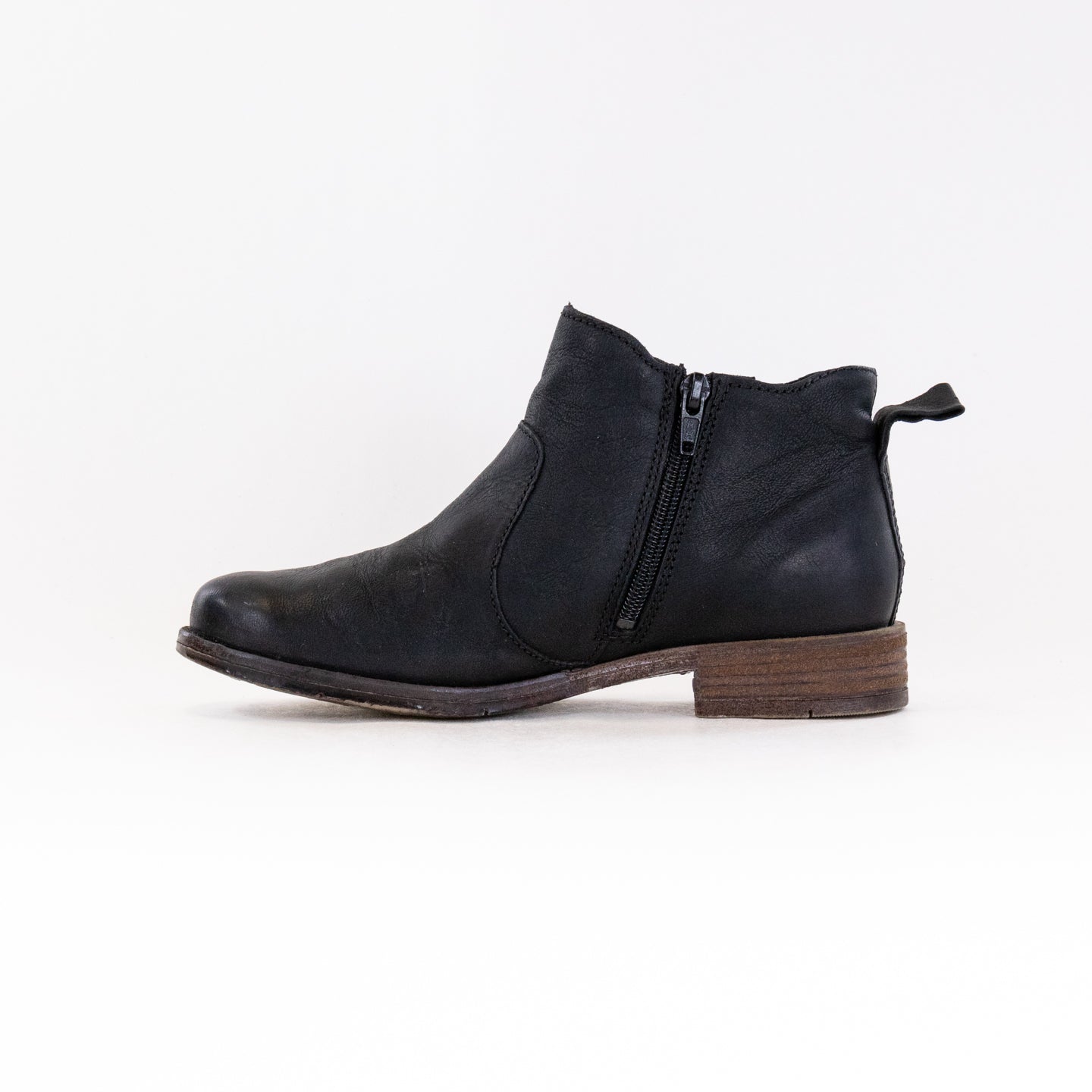 Josef Seibel Women's Sienna 45 Black Leather Chelsea Ankle Boots