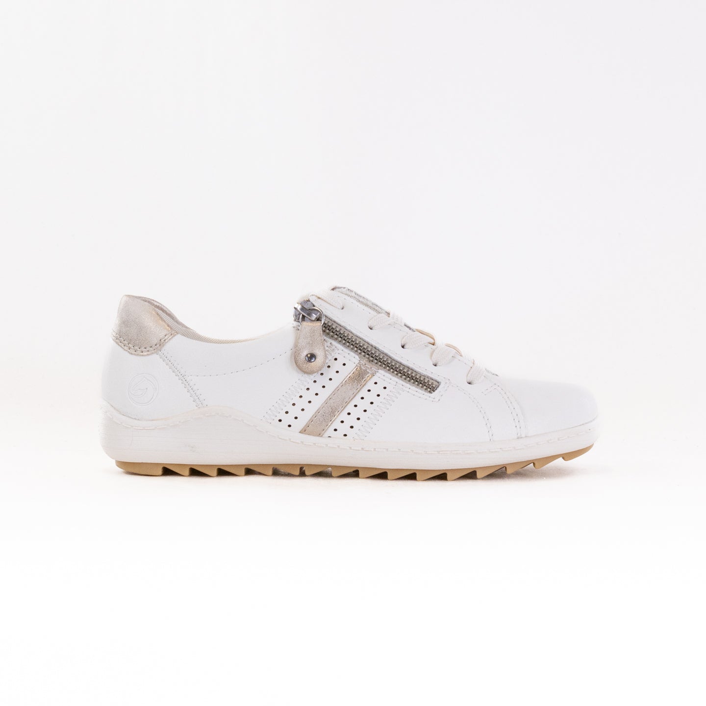 Remonte Liv 32 Women's Off-White Lace-Up Leather Shoes