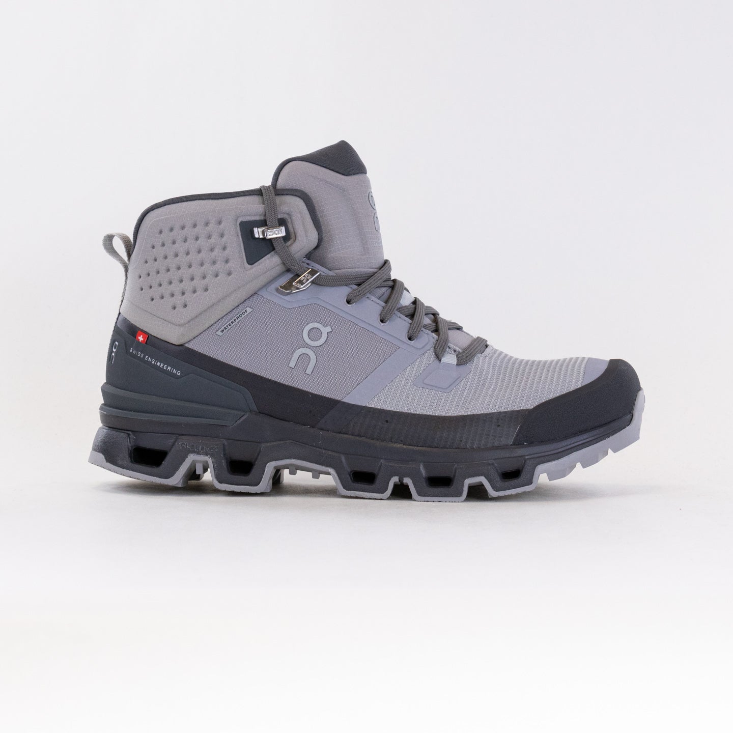 Men's On Cloudrock 2 Waterproof Hiking Shoes - Alloy/Eclipse