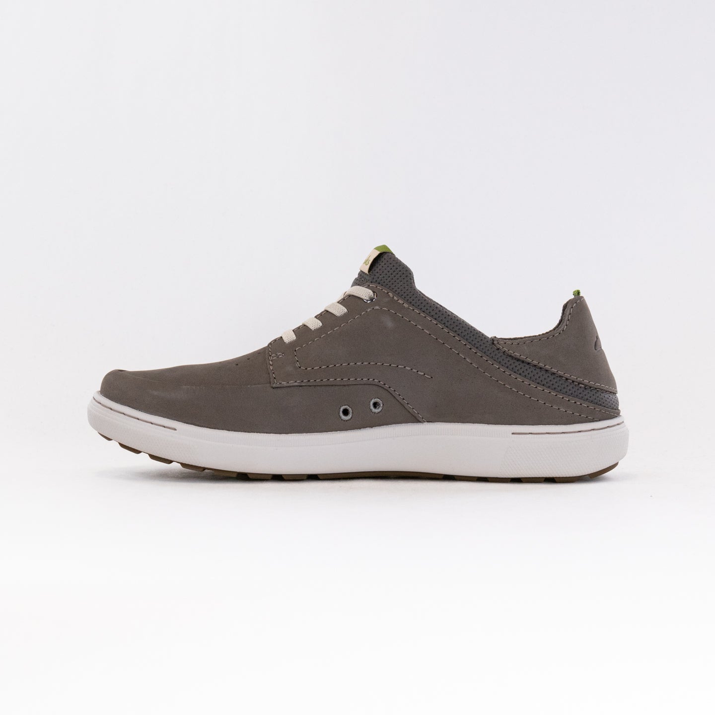 Men's Clarks Mapstone Easy - Dark Grey Nubuck Leather Comfortable Lace - up Sneakers