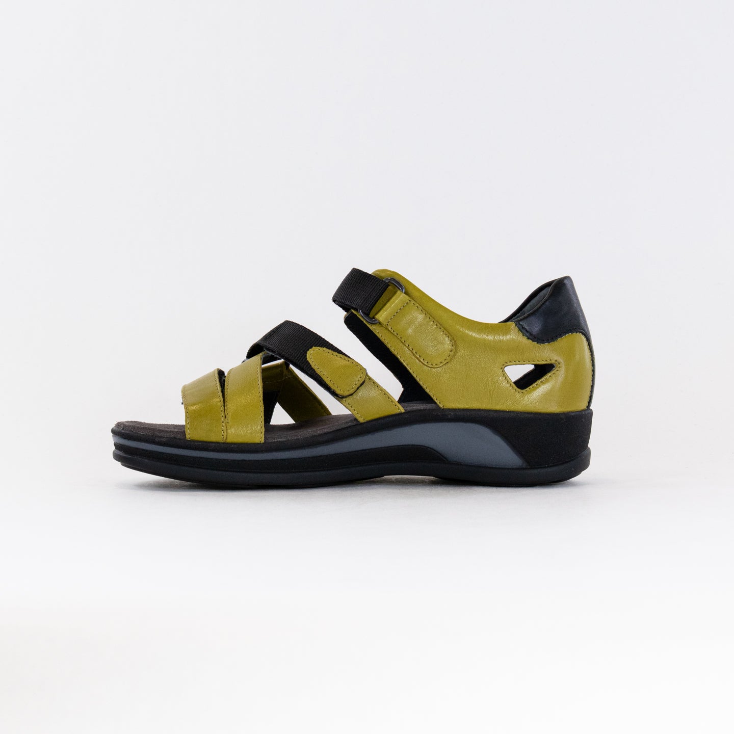 Wolky Women's Desh Trekking Sandals in Olive Green