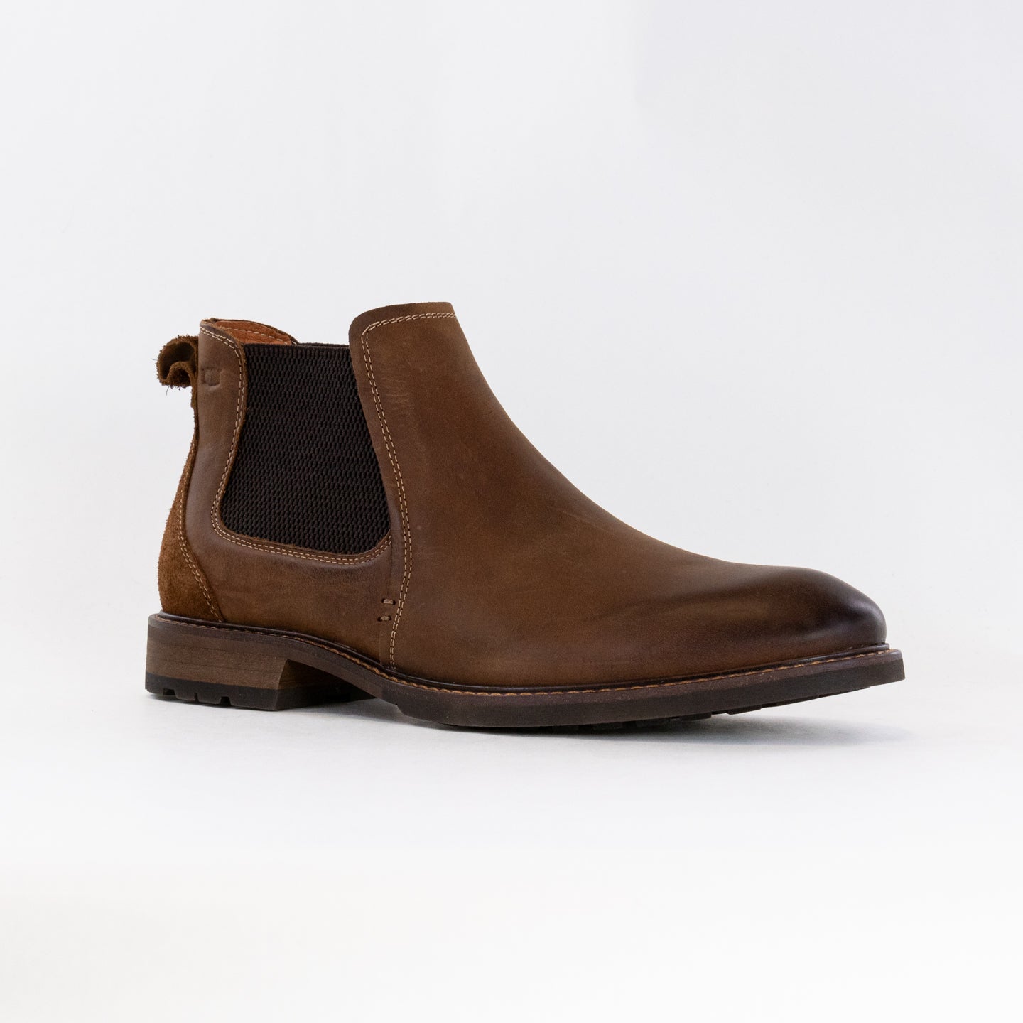 Brown Men's Florsheim Lodge Style Chelsea Gore Boots for Comfort and Durability