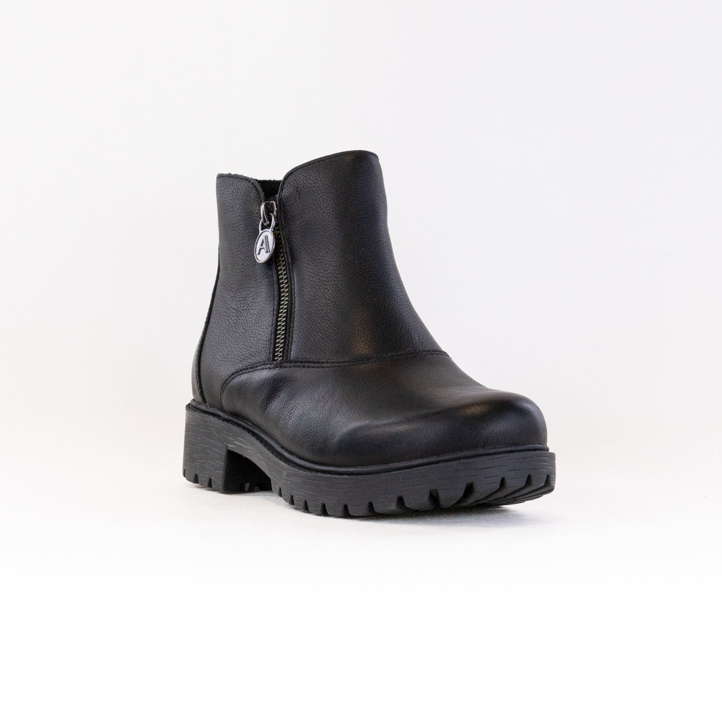 Women's Alegria Rorie Leather Booties in Stylish Black Bird Color