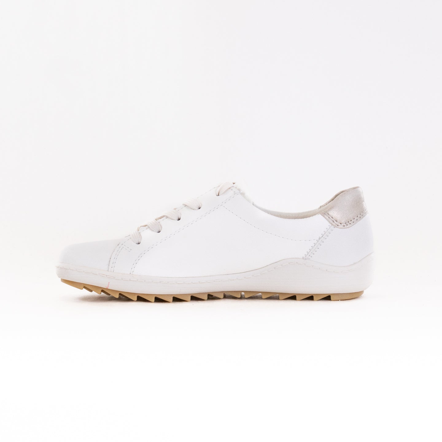 Remonte Liv 32 Women's Off-White Lace-Up Leather Shoes