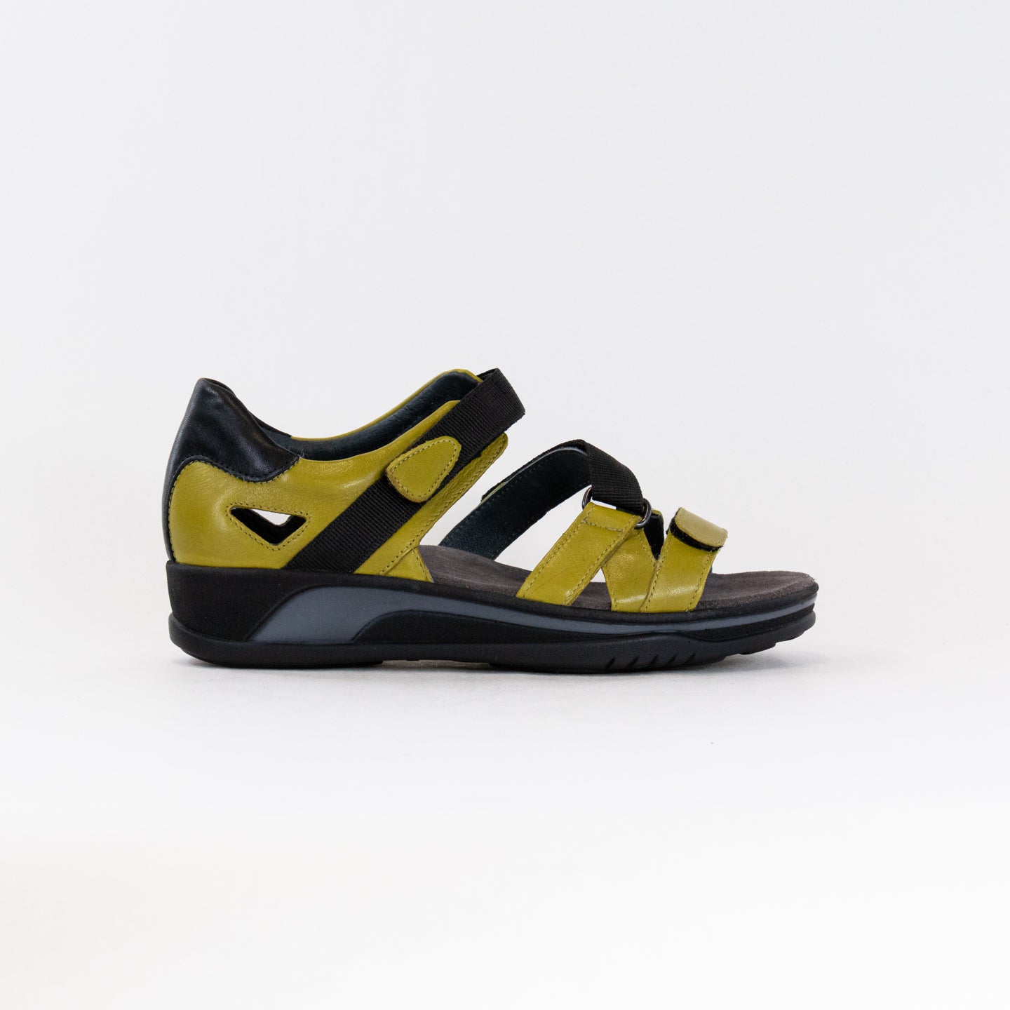 Wolky Women's Desh Trekking Sandals in Olive Green