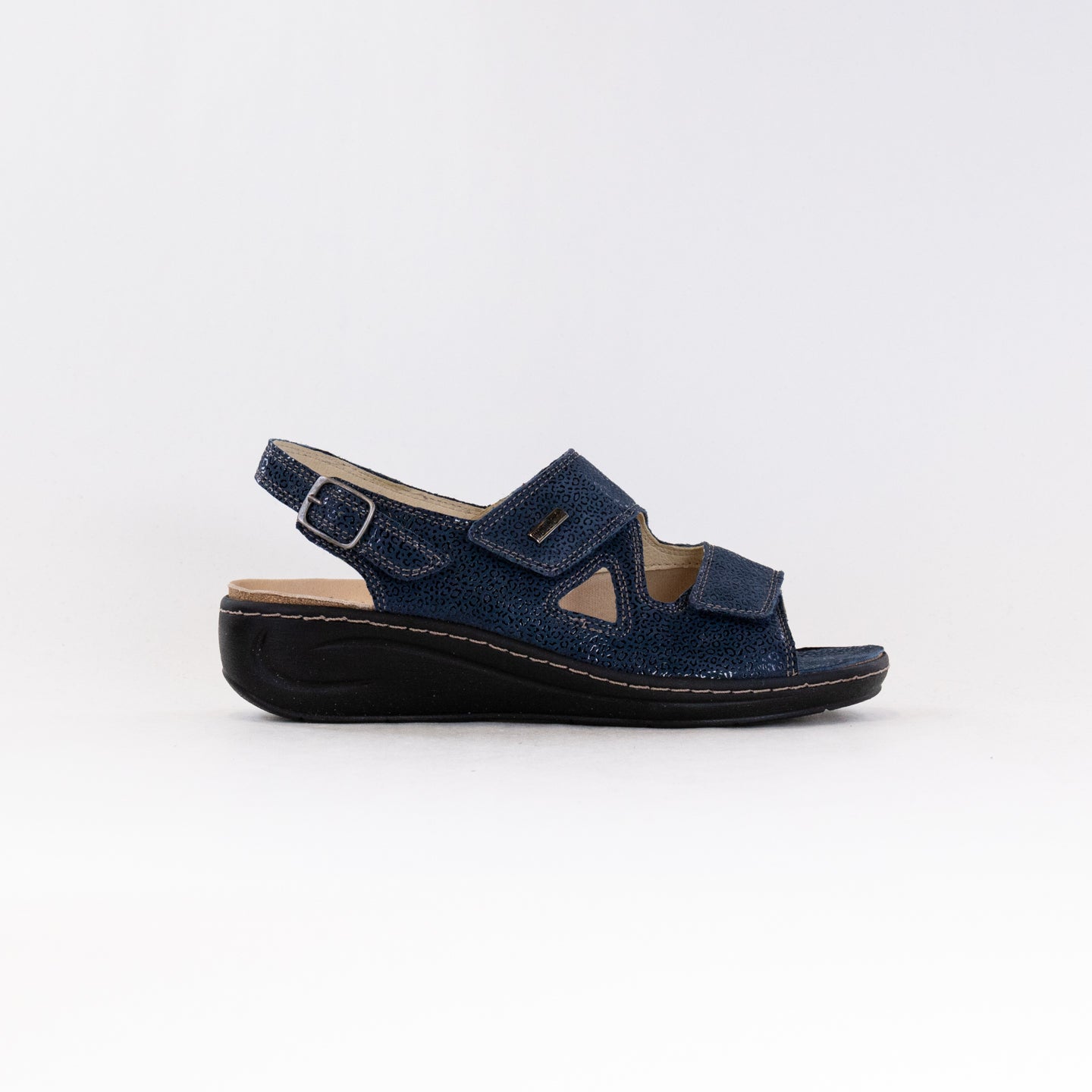 Women's Fidelio Vienna Marine Theo Casual Leather Backstrap Sandals