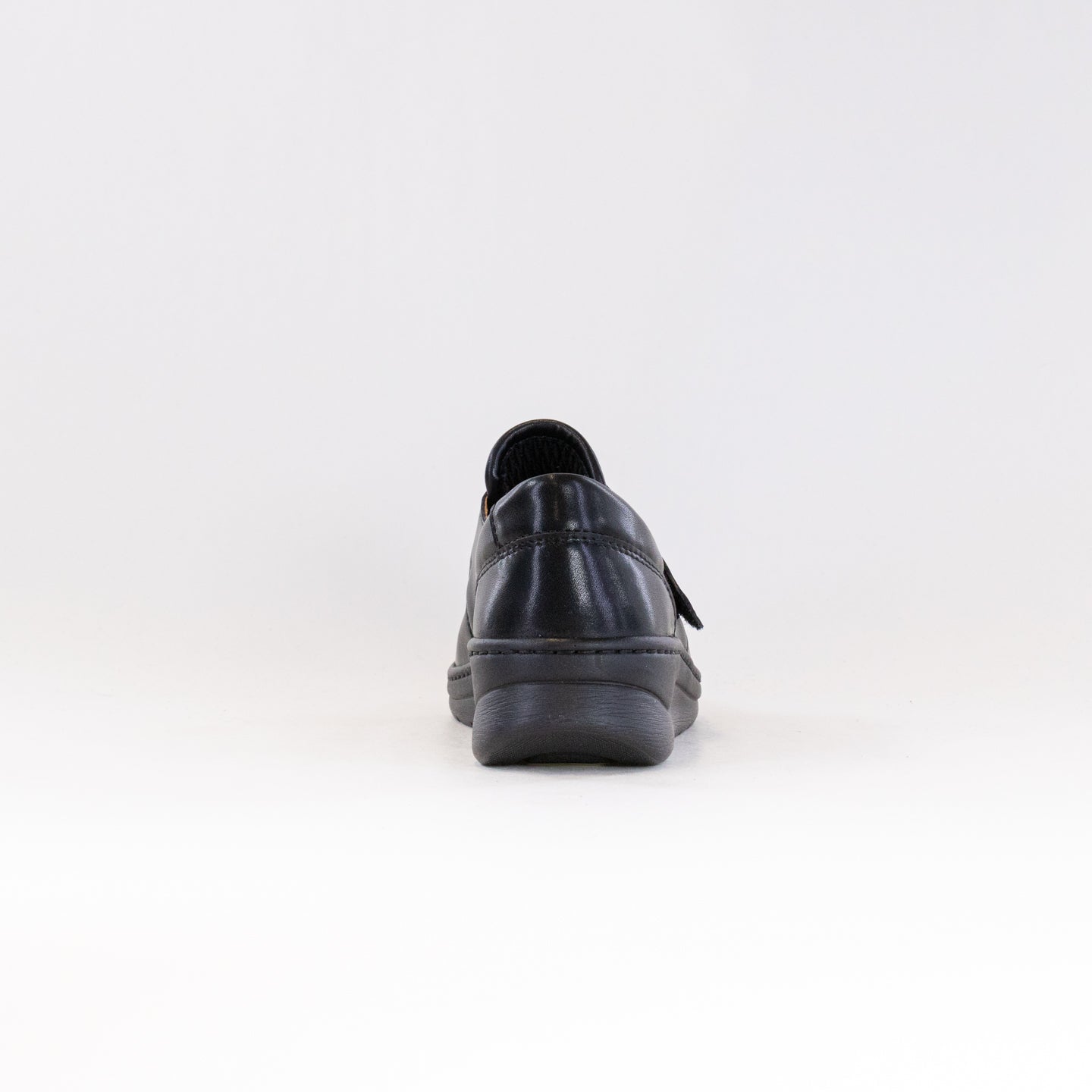 V-Italia 1219 Women's Black Leather Fashionable Comfortable Shoes