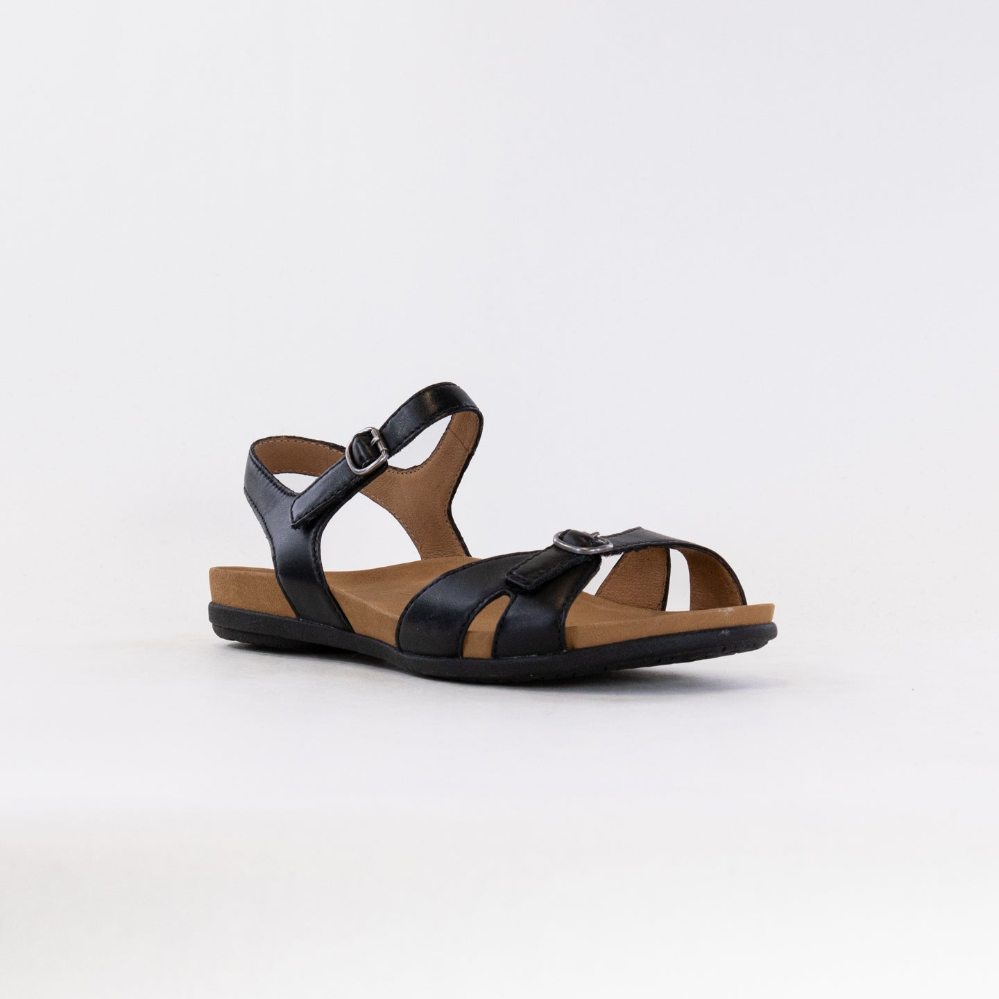 Dansko Women's Judith Sandals in Black Calf Leather - Comfortable and Versatile