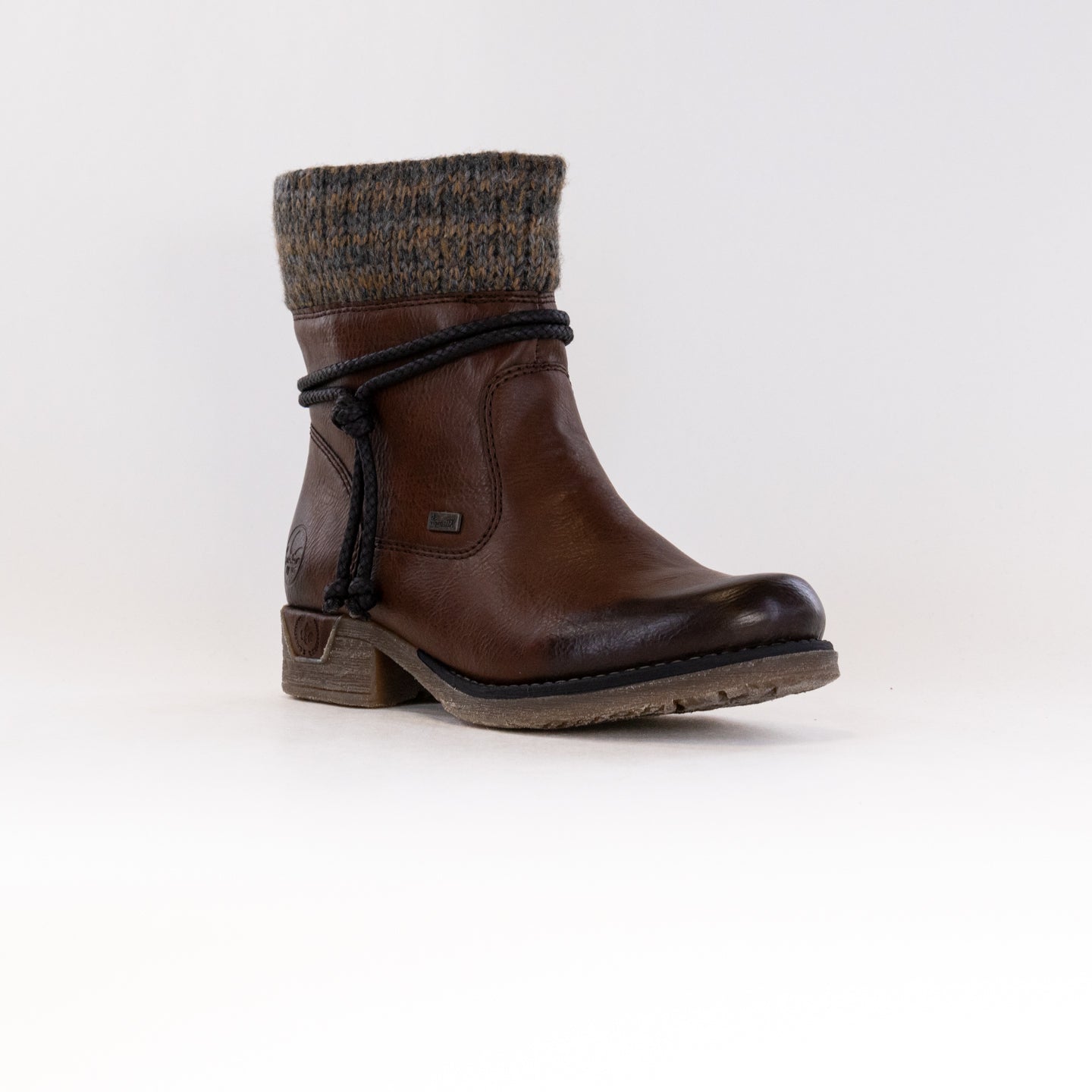 Rieker Women's Dark Brown Fee 88 79688 Water-Resistant Winter Boots