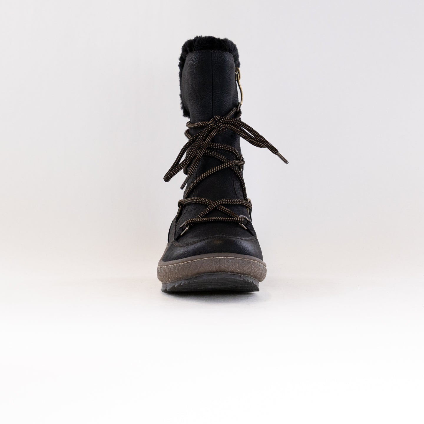 Women's Spring Step Black Romera Waterproof Comfort Boot
