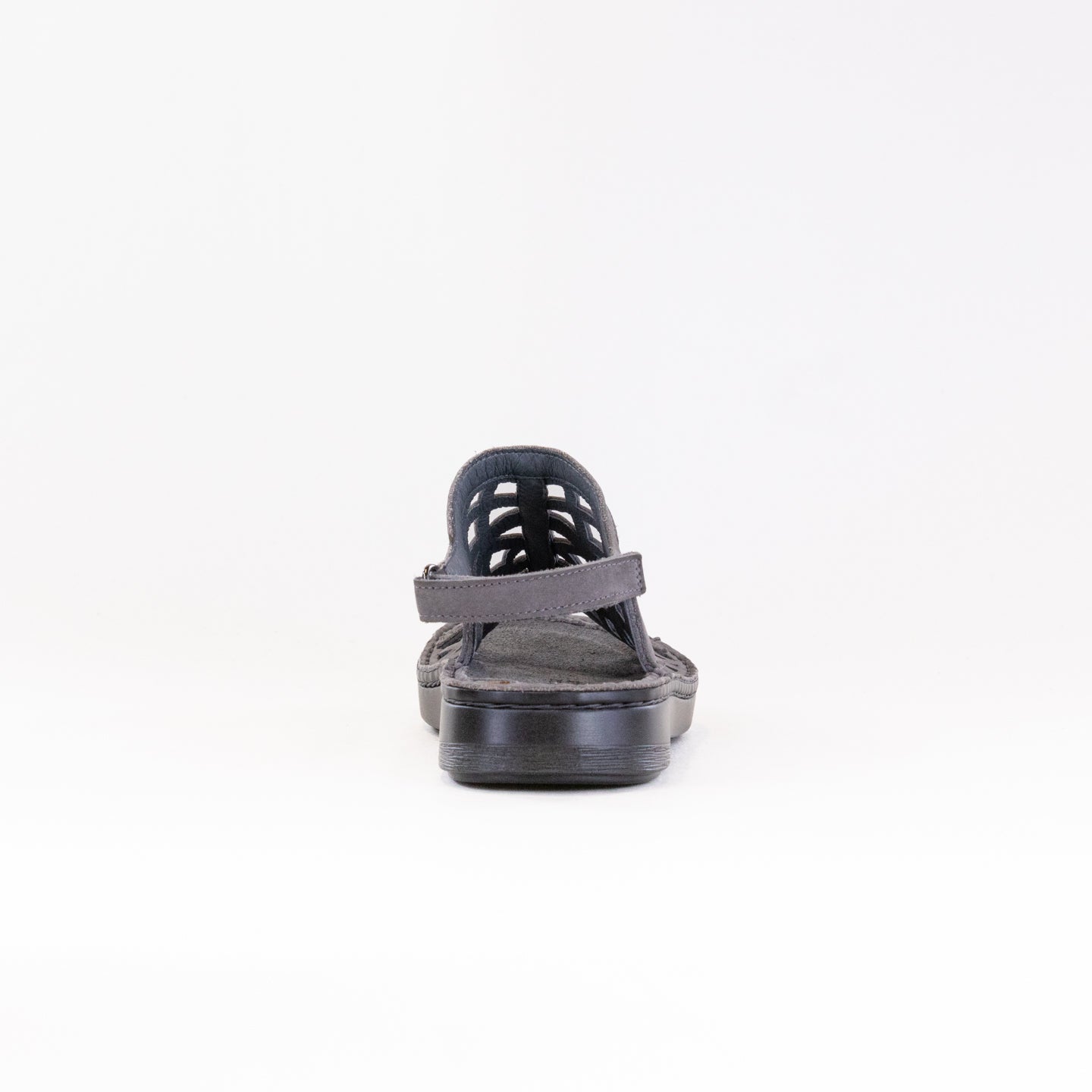 Naot Women's Amadora Sandals in Gray Smoke Nubuck Leather