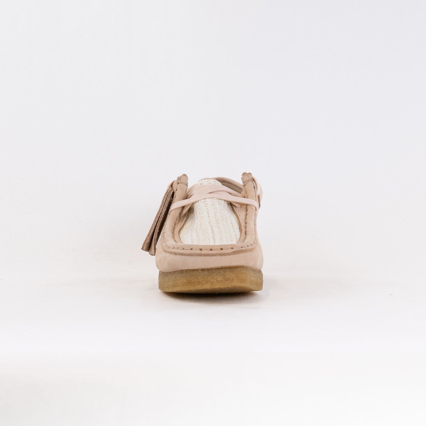 Women's Clarks Originals Wallabee in Natural Hand - Dyed Raffia