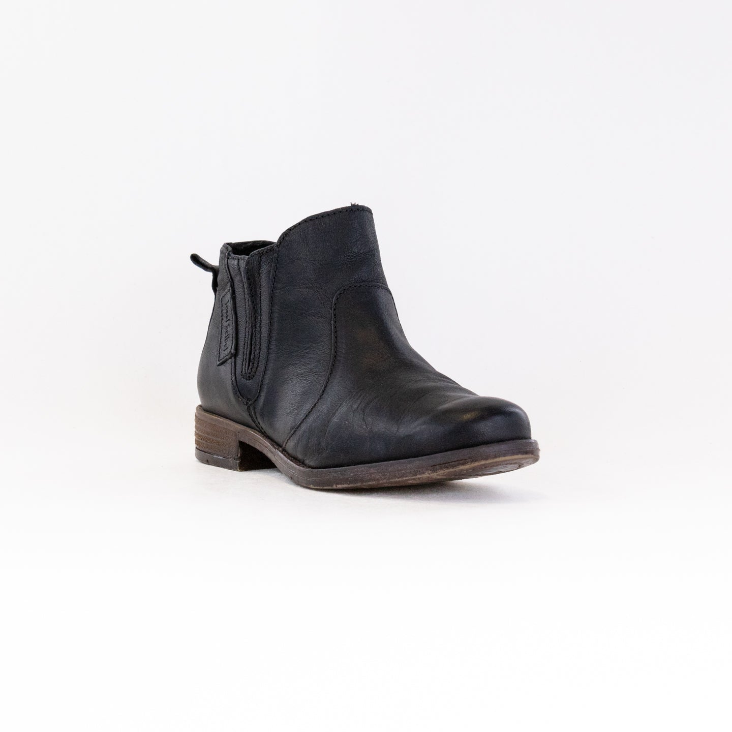 Josef Seibel Women's Sienna 45 Black Leather Chelsea Ankle Boots