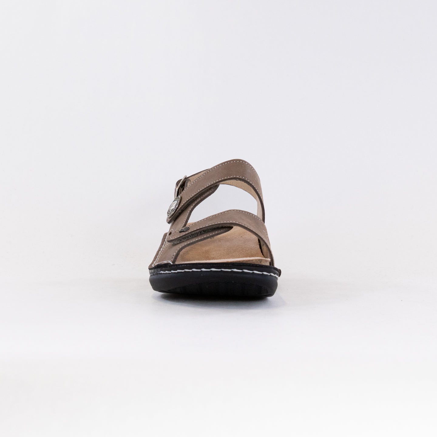 Women's Finn Comfort Barbuda Casual Sandals in Gravel Color