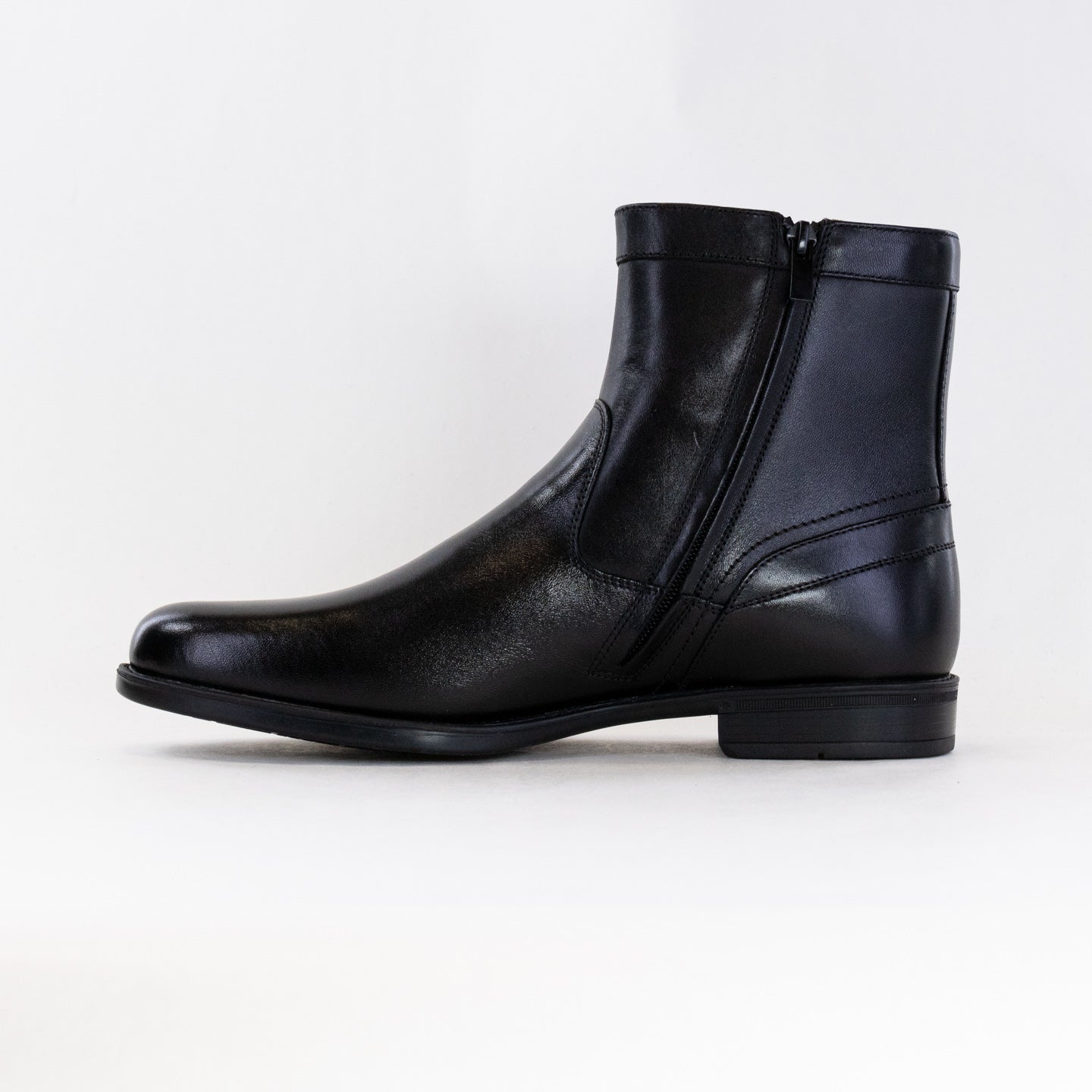 Black Florsheim Men's Midtown Zip Boot with Comfort Features