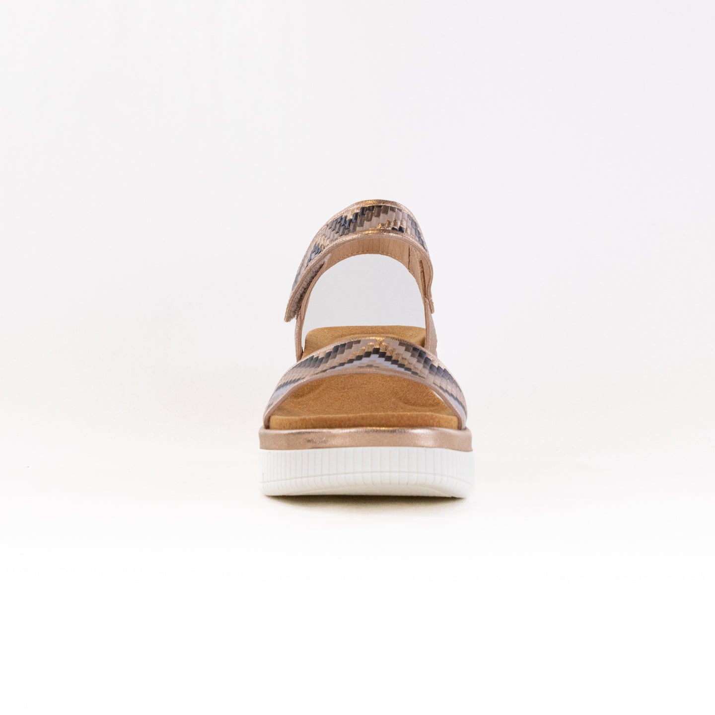 Women's Pikolinos Gomera Champagne Pattern Wedge Sandals with Extra Comfort