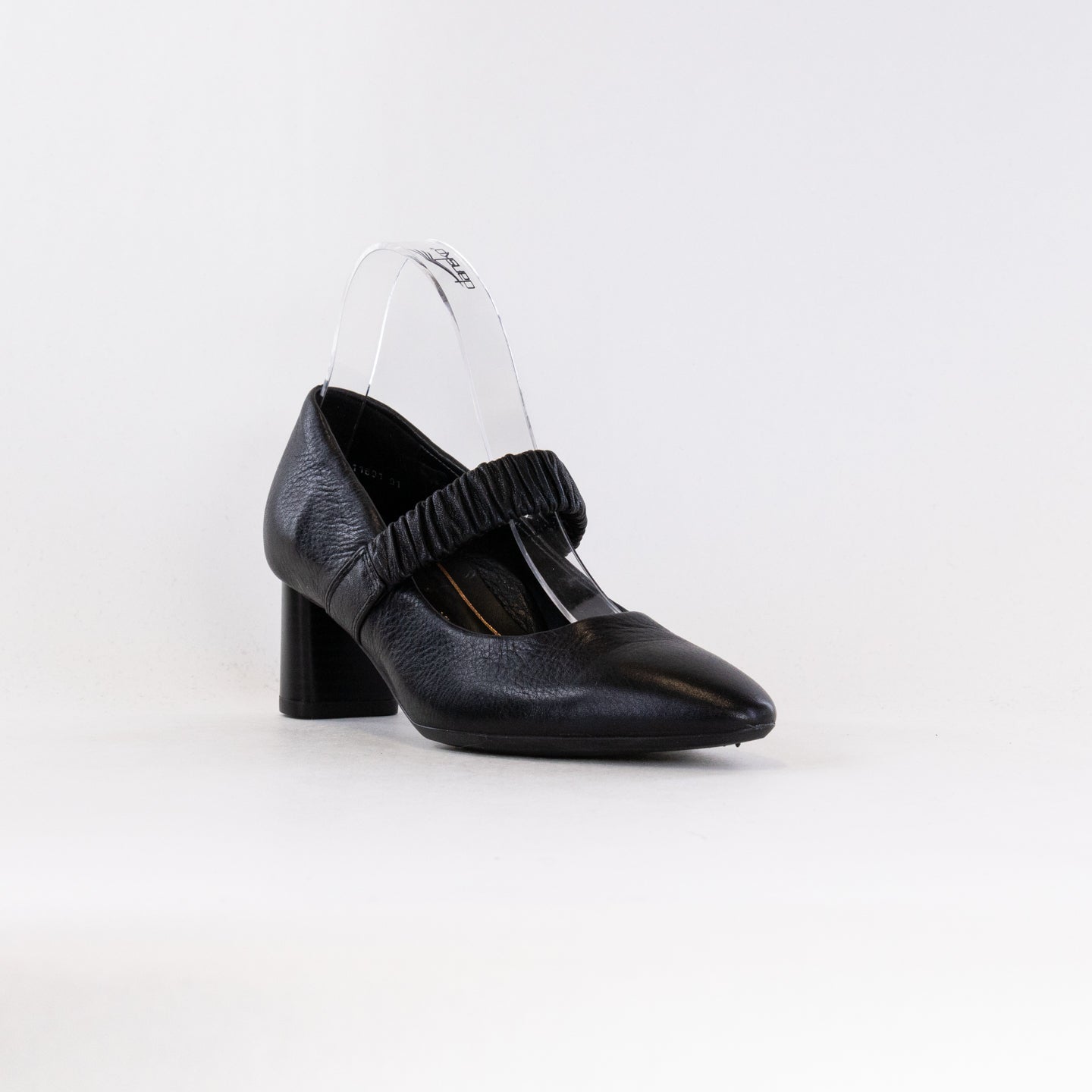 Women's Elegant Black Leather Ara Leda Mary Jane Pump Style 11501-01