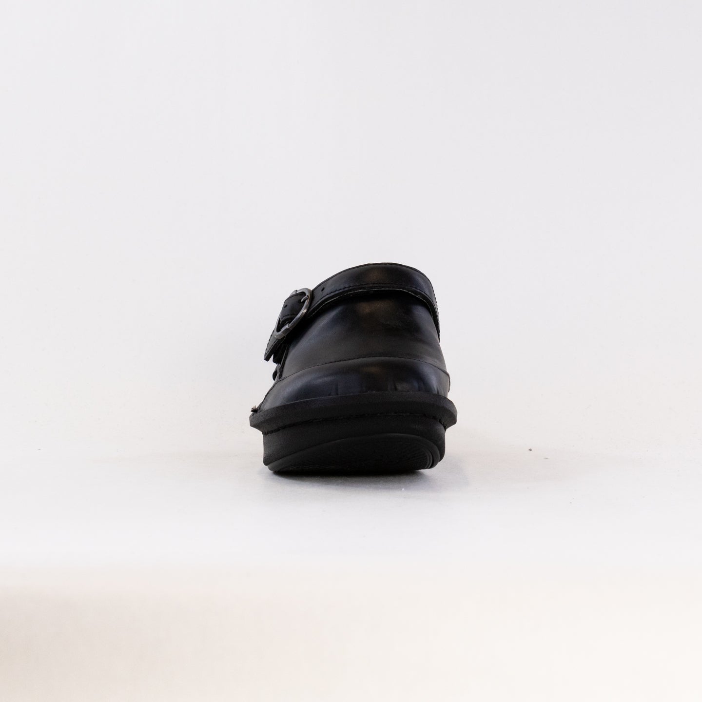 Women's Alegria Seville Clogs in Soft Oiled Black Leather