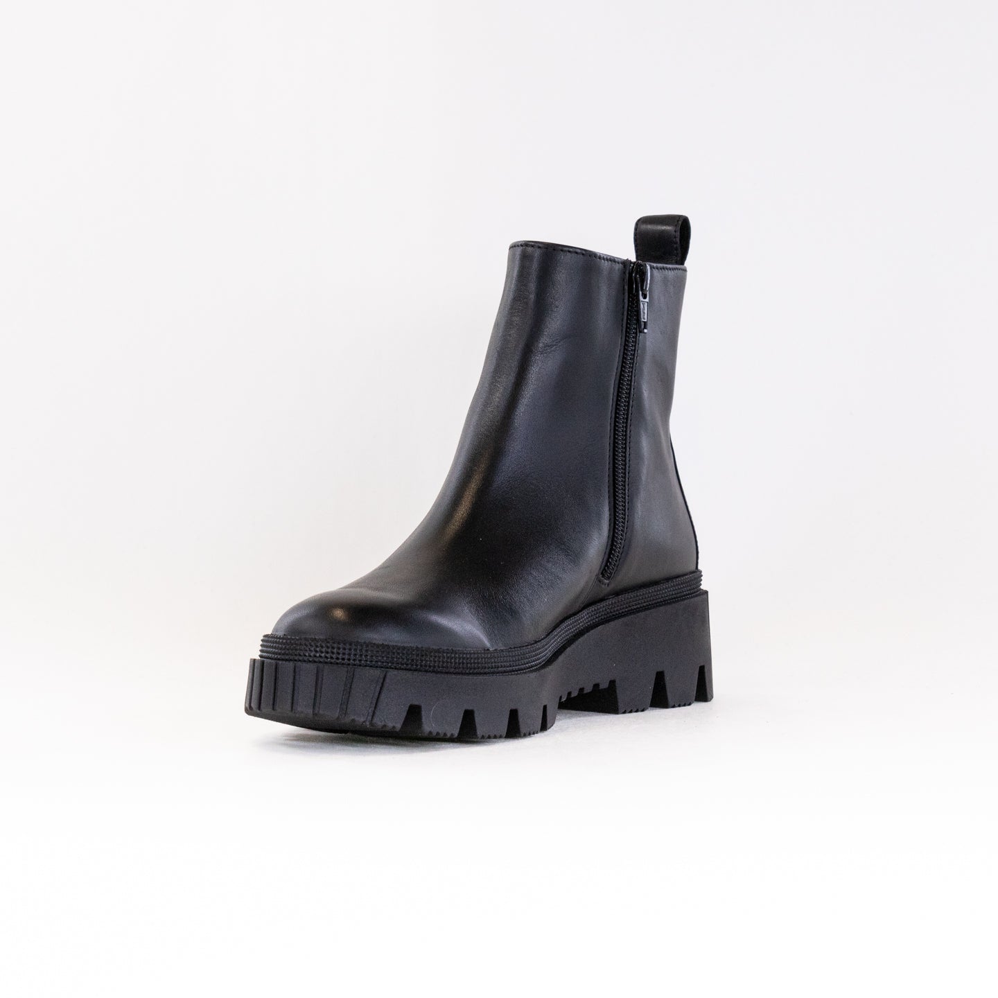 Gabor Women's Black Leather Ankle Boot Style 51.820.27