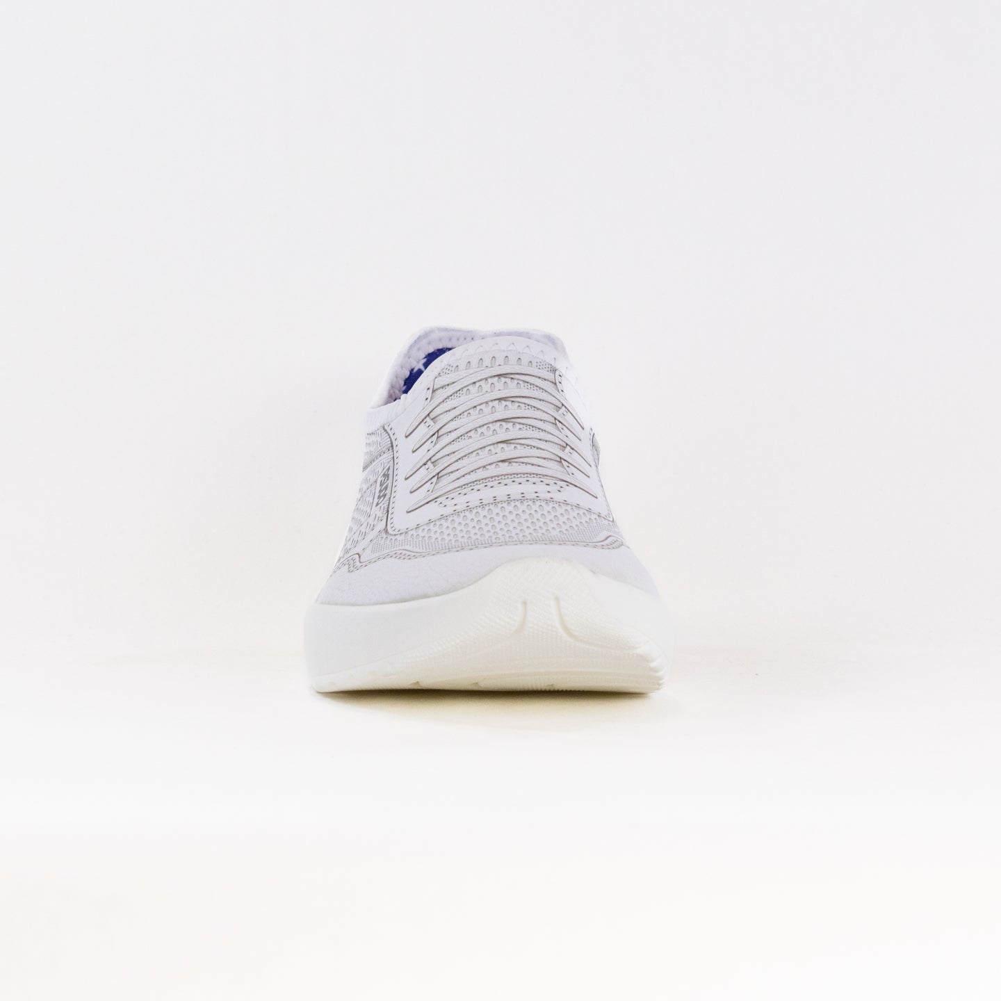 Men's White Pseudo Court Casual Sneakers