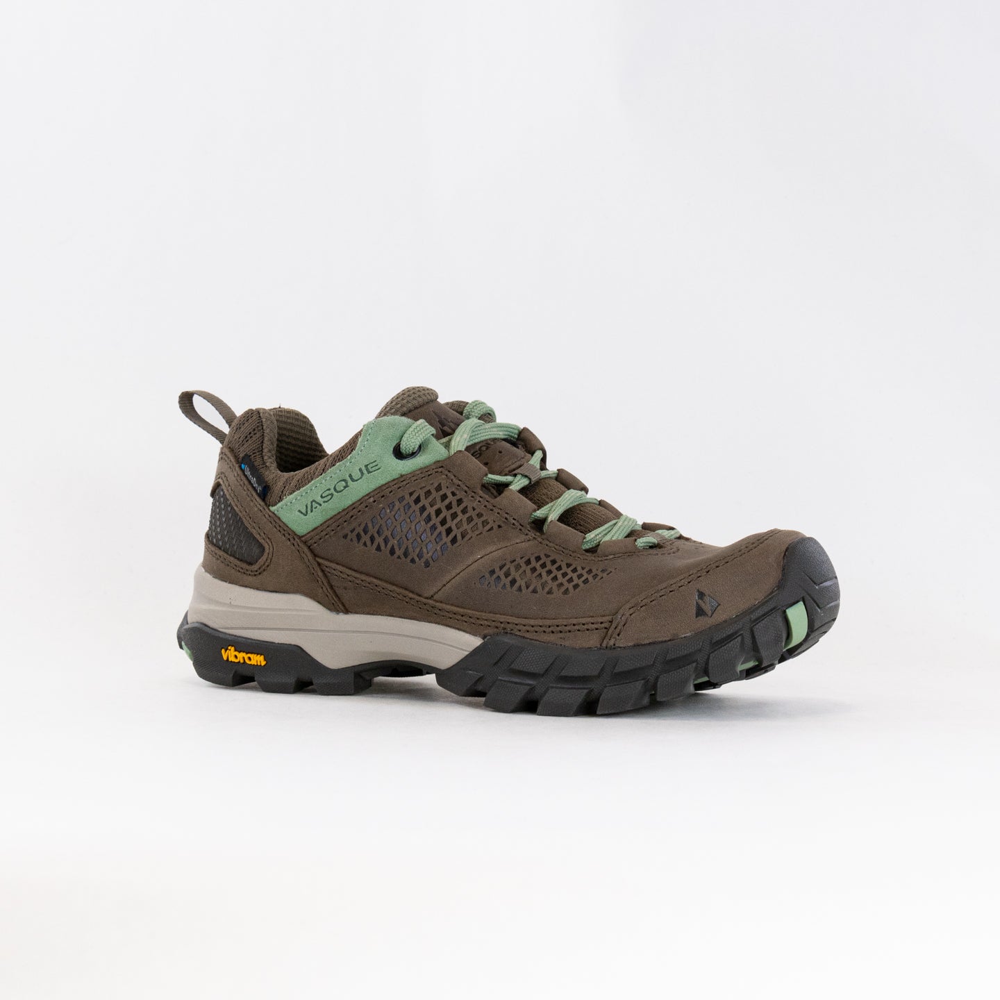 Women's Vasque Talus AT Low UltraDry Waterproof Hiking Shoes - Bungee Cord in Basil Color